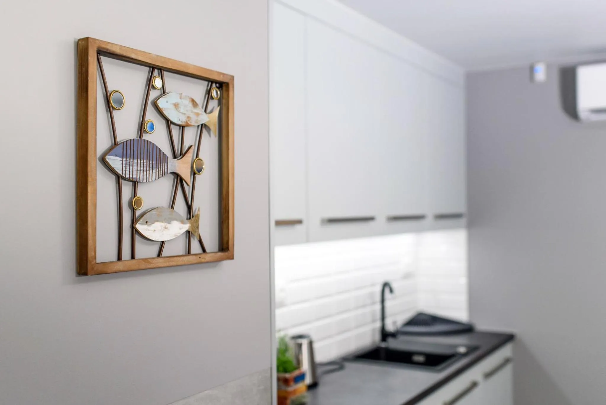 Kitchen or kitchenette in Enklawa Mikołajki