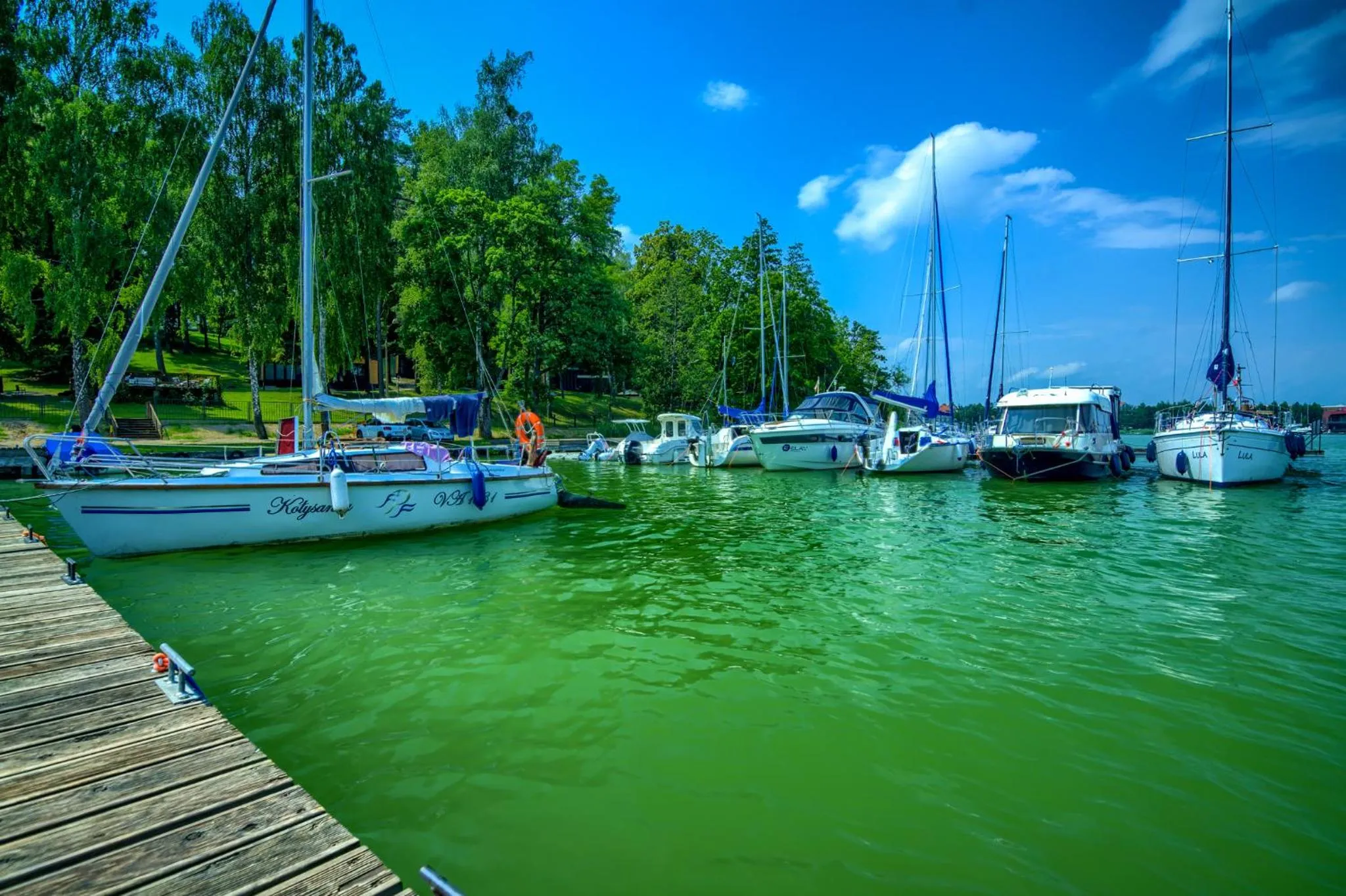 Lake view in Enklawa Mikołajki
