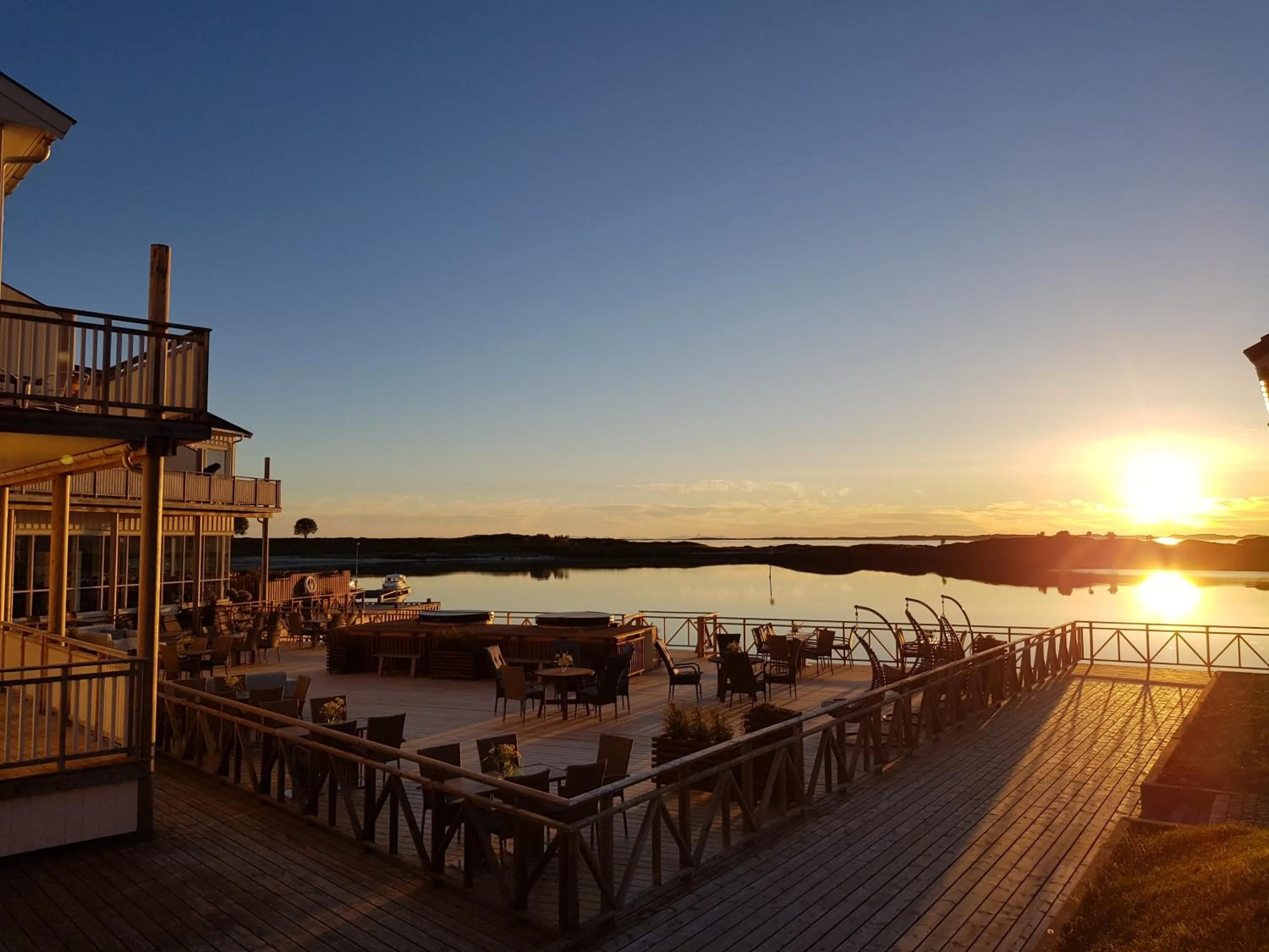 Balcony/Terrace in Kjerringøy Bryggehotell