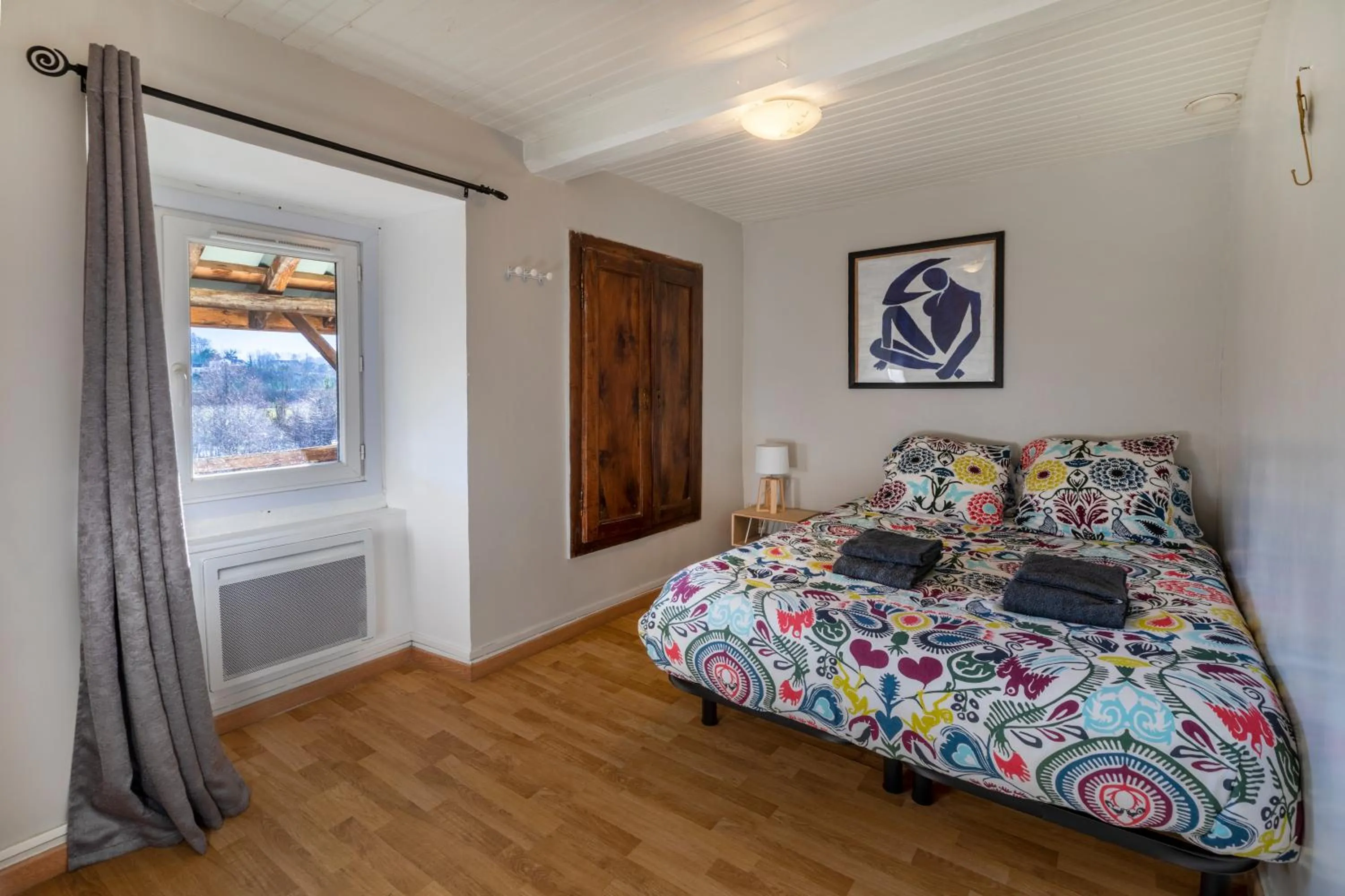 Bedroom, Bed in Chambres d'hôtes Chez Barbara