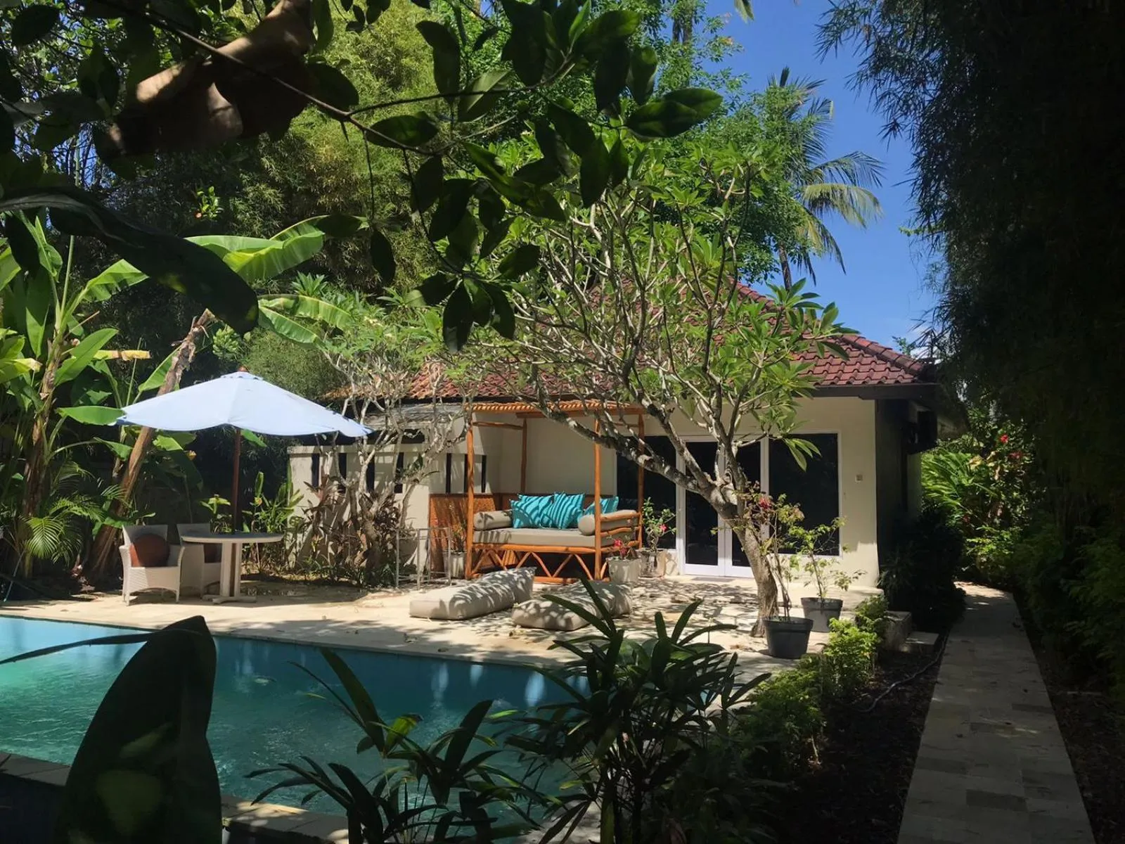 Pool view in The Forty Eight Resort Candidasa