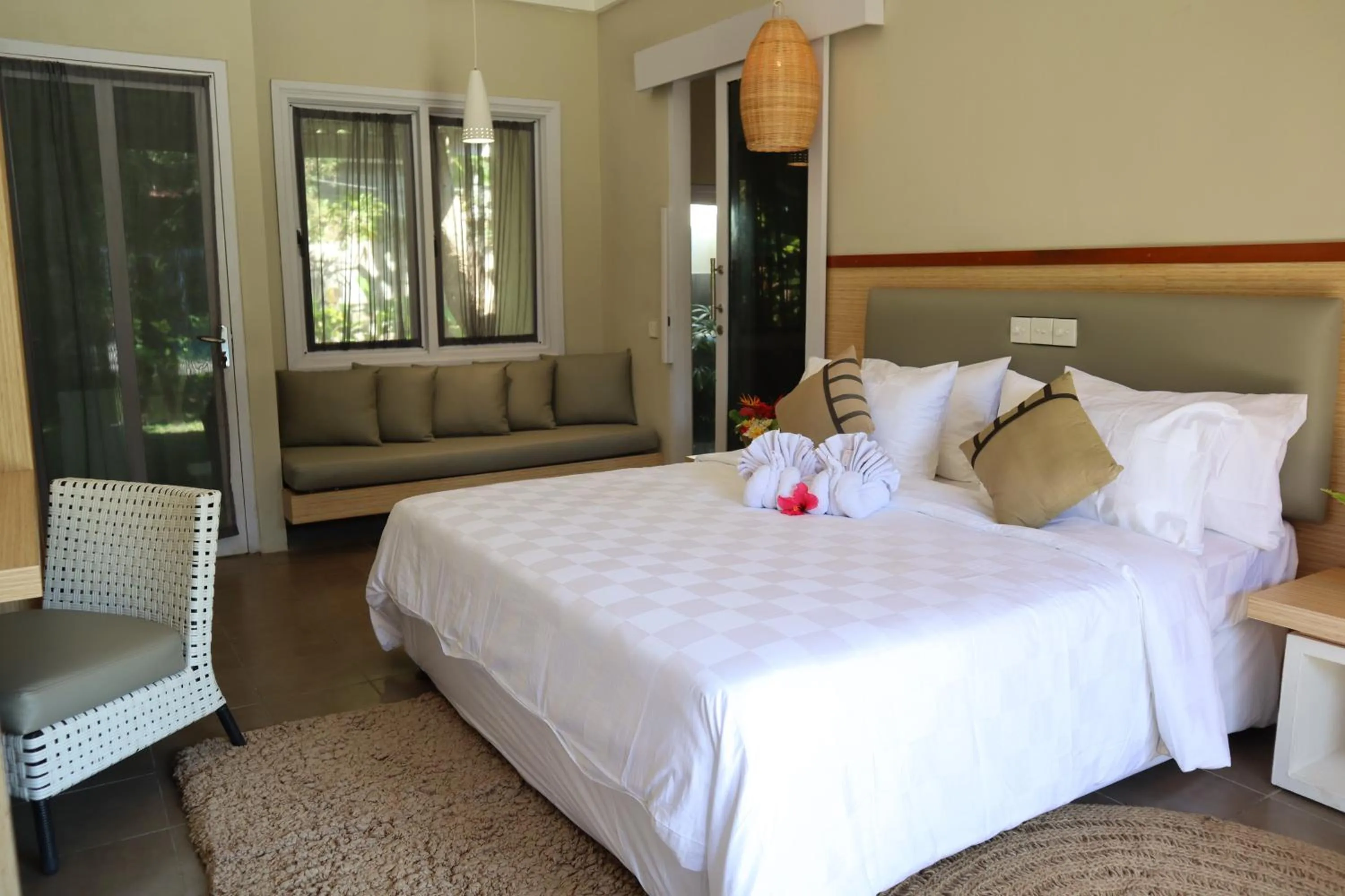 Bed in The Forty Eight Resort Candidasa