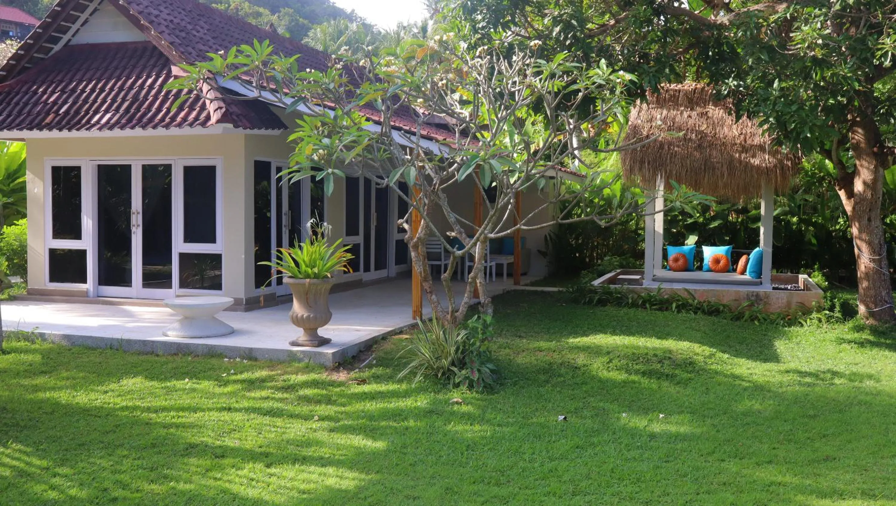 Patio in The Forty Eight Resort Candidasa