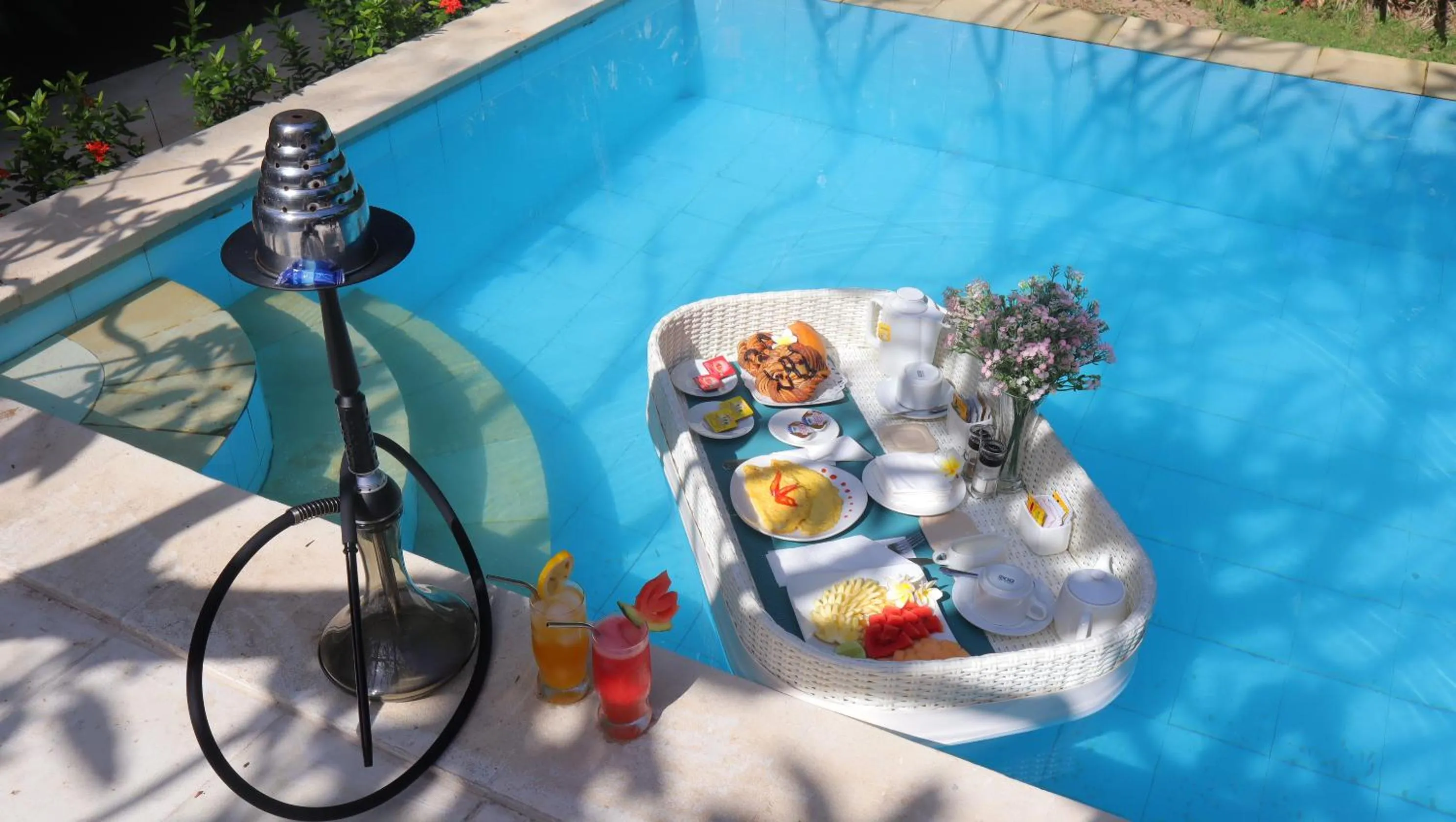 Pool view in The Forty Eight Resort Candidasa