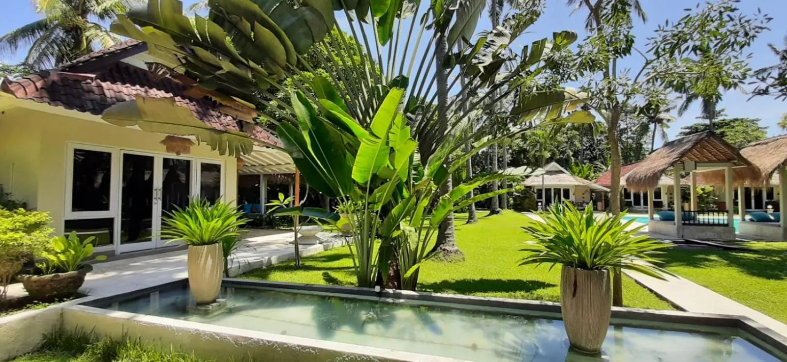 Garden view in The Forty Eight Resort Candidasa