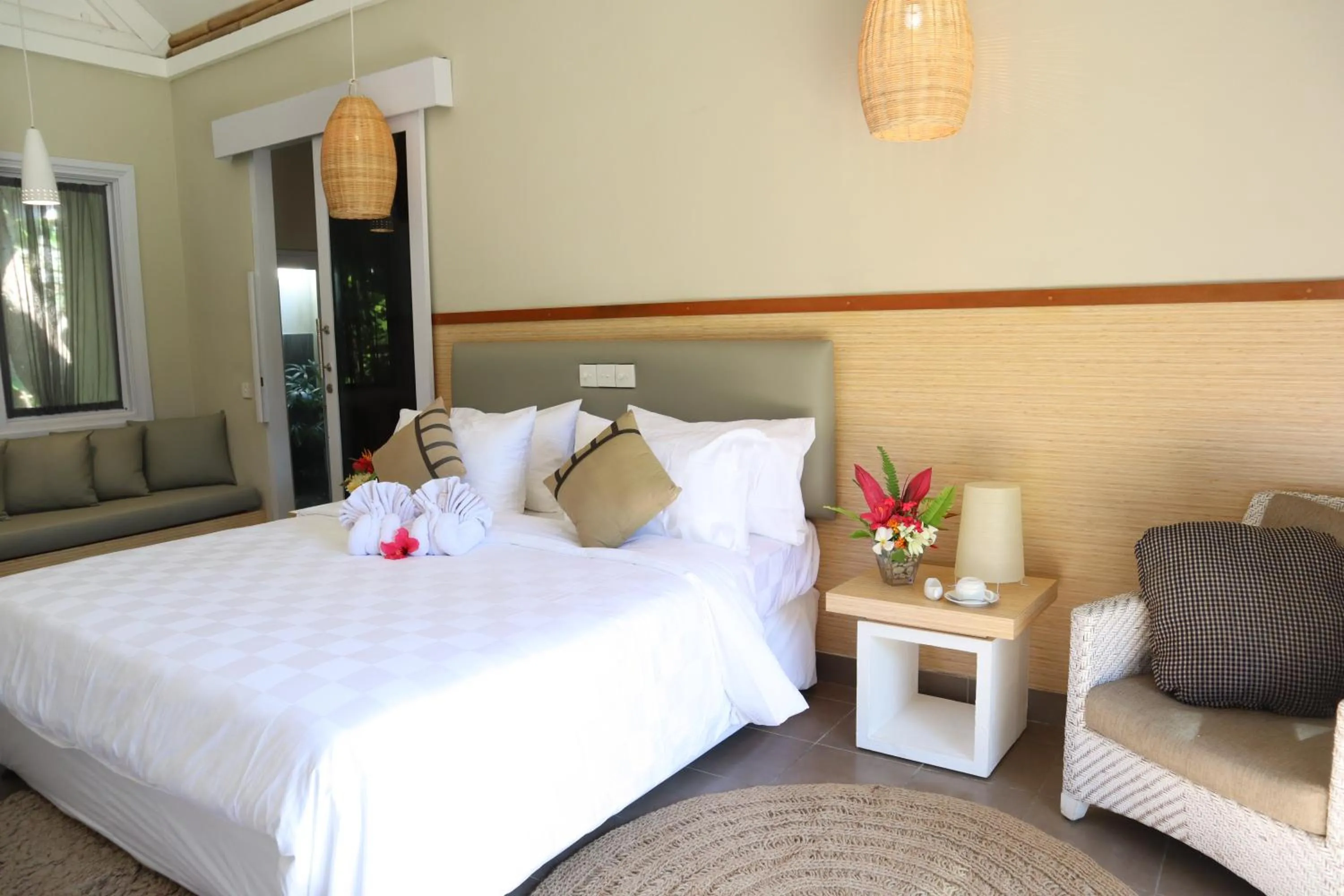 Bed in The Forty Eight Resort Candidasa