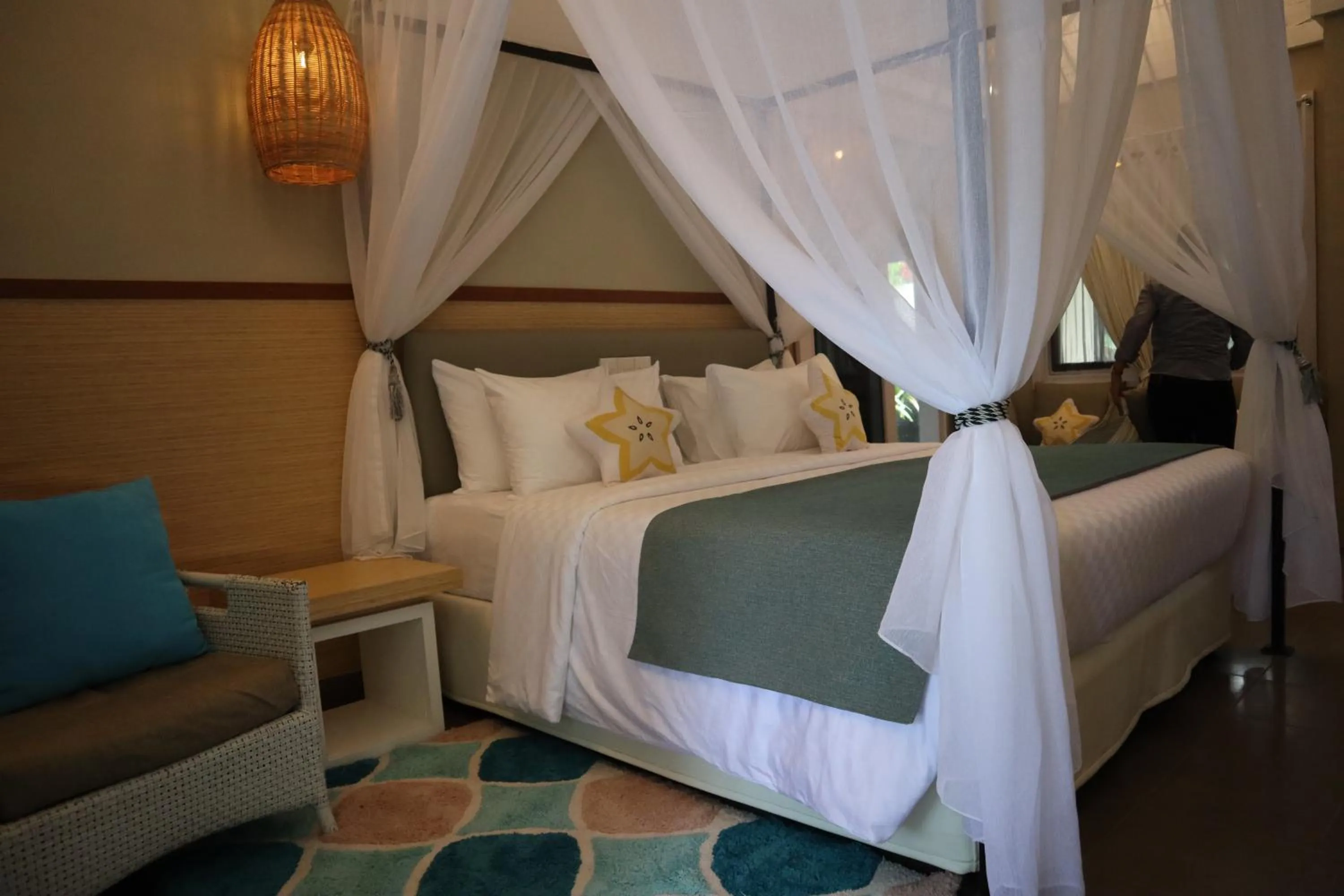 Bed in The Forty Eight Resort Candidasa