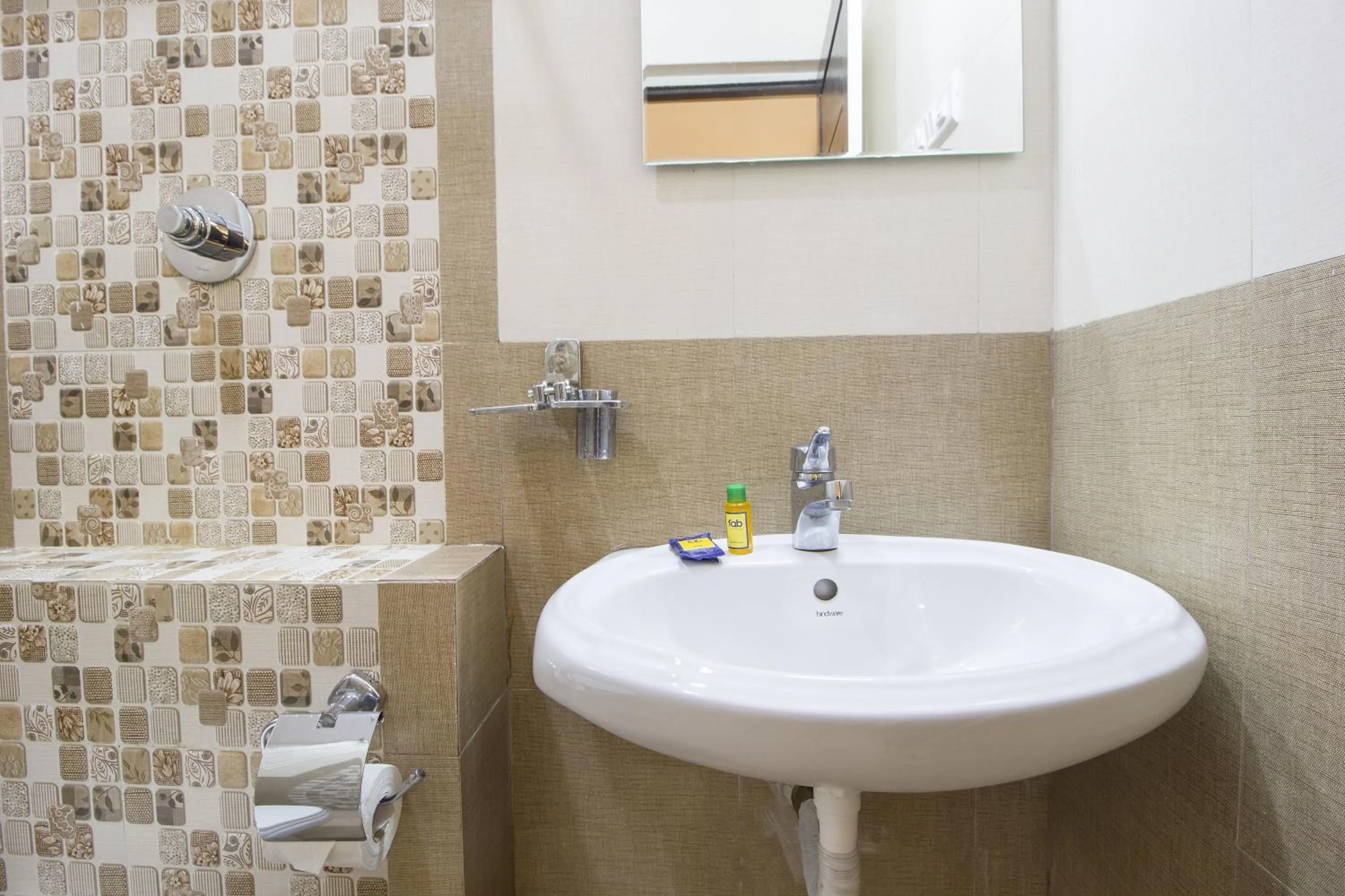 Bathroom in FabHotel Crown Suites - Nr Sony Signals