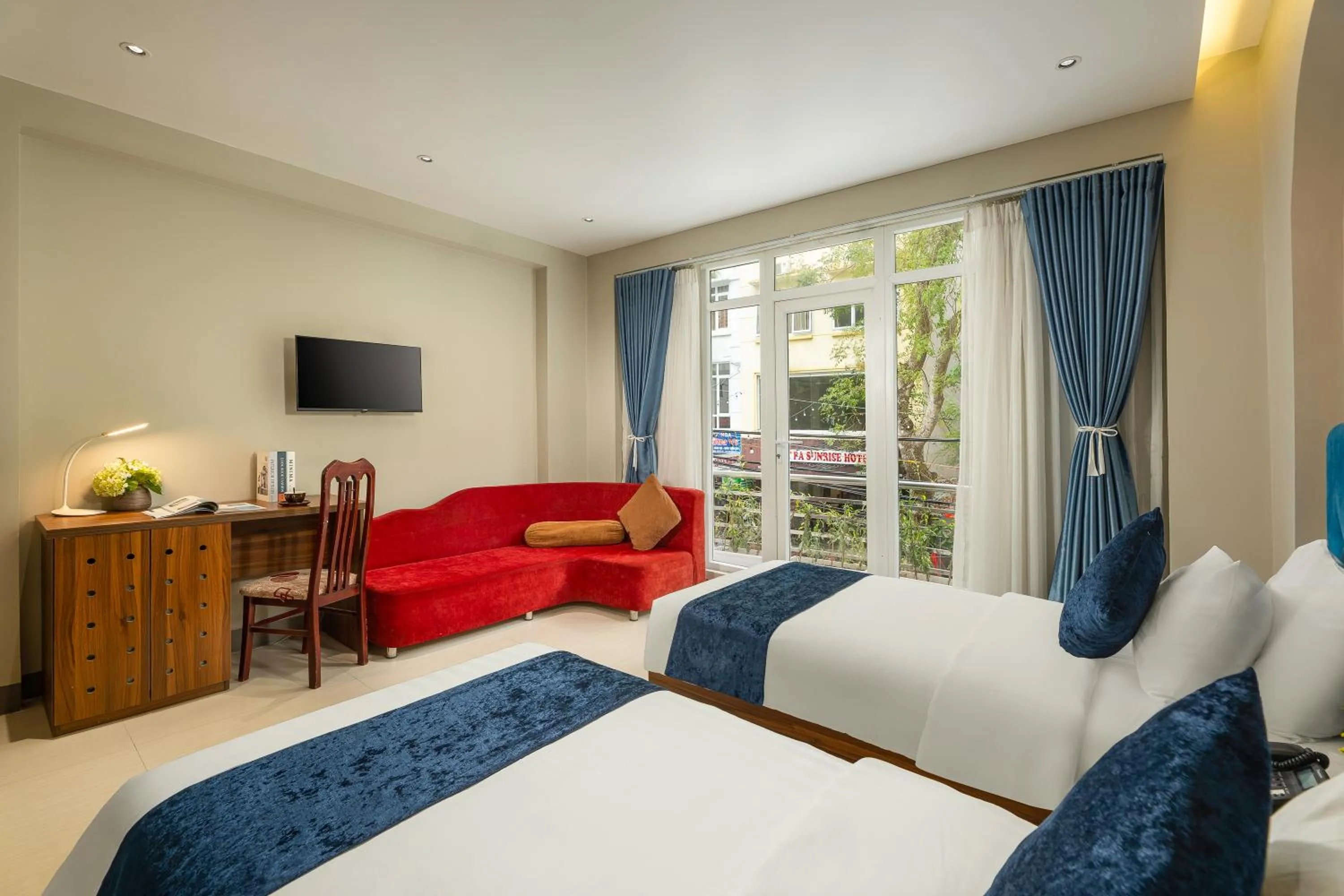 Property building, Bed in The Oversleep Catba Hostel & Pool Bar