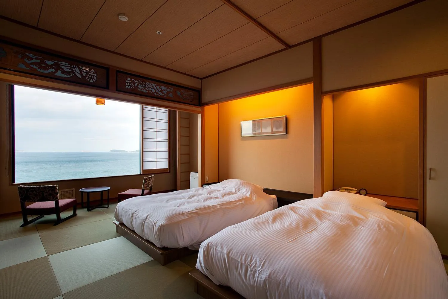 View (from property/room), Bed in Hanagoyomi
