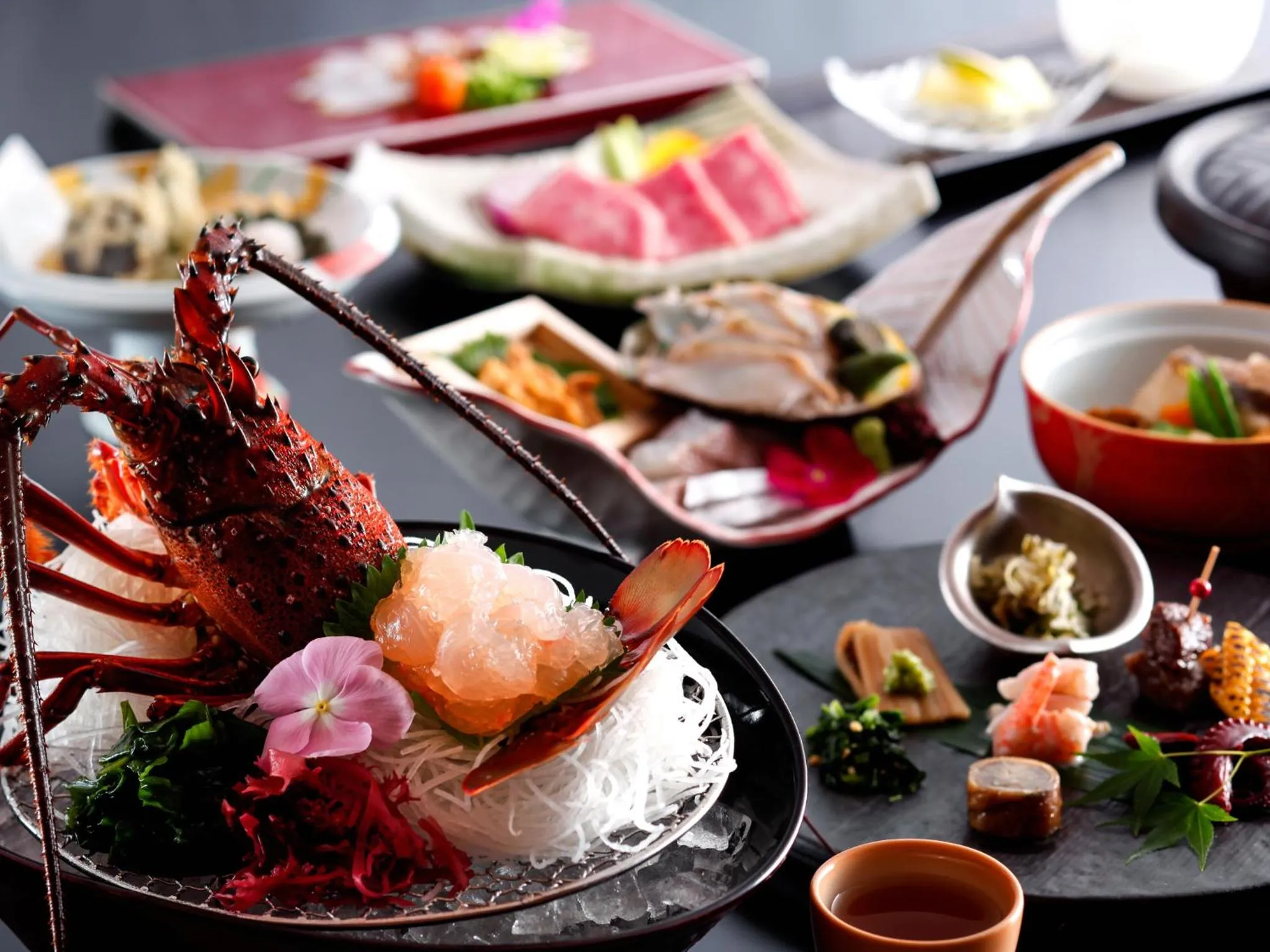 Dinner in Awaji Yumesenkei