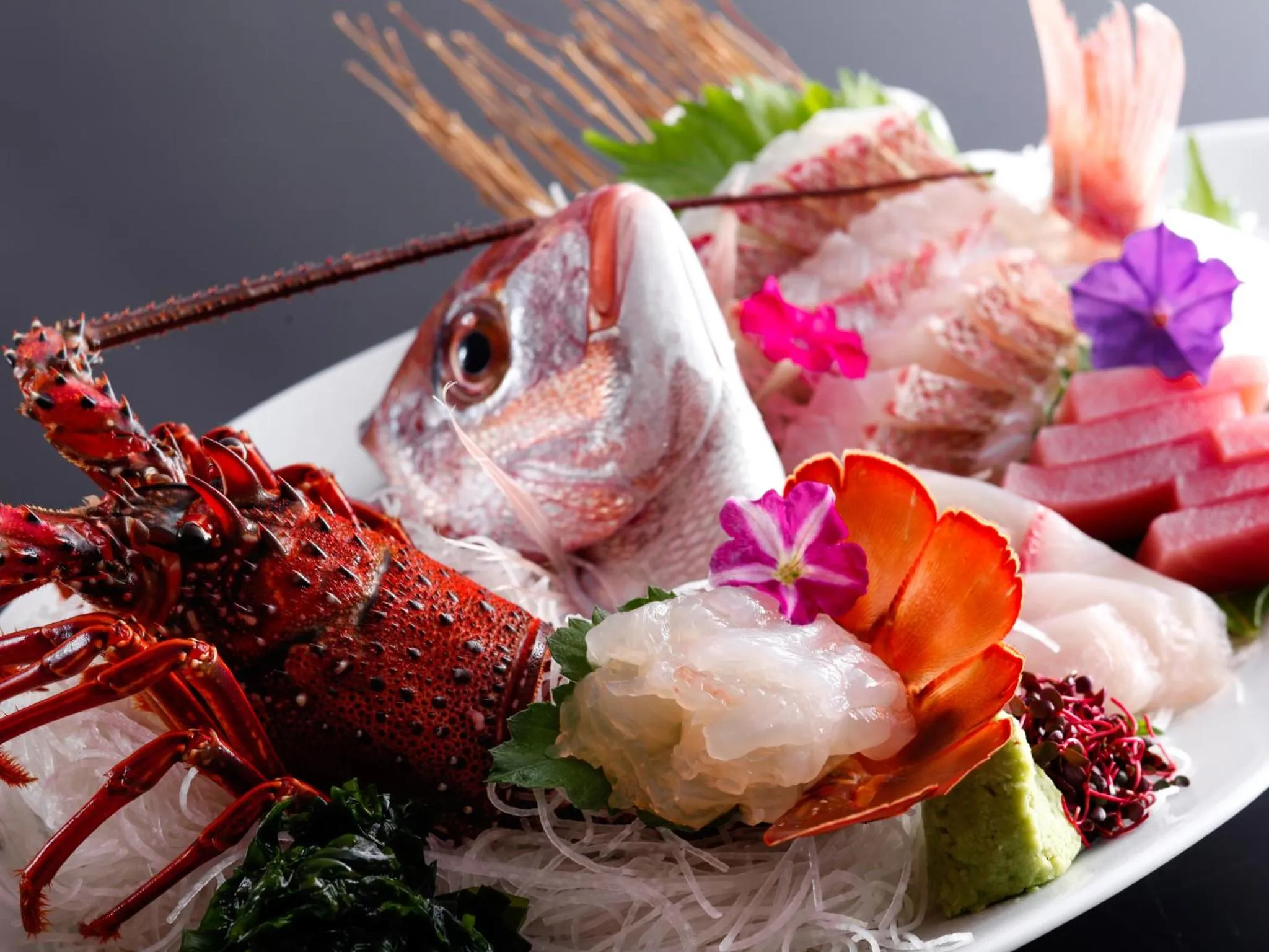 Dinner in Awaji Yumesenkei