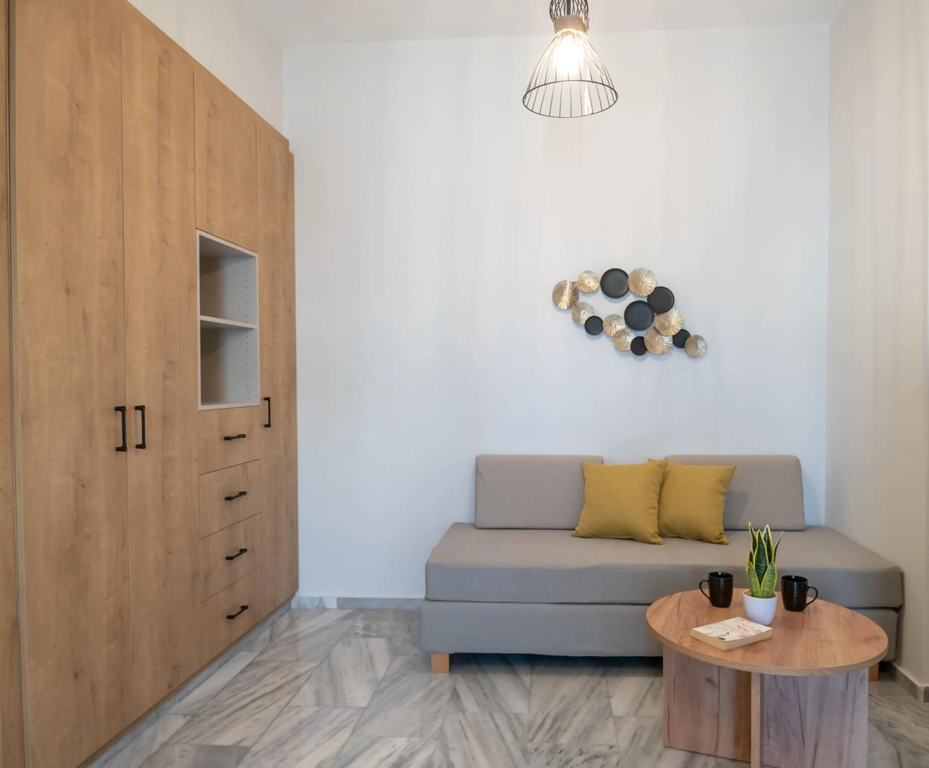 Seating area in Mardinik Hotel Apartments