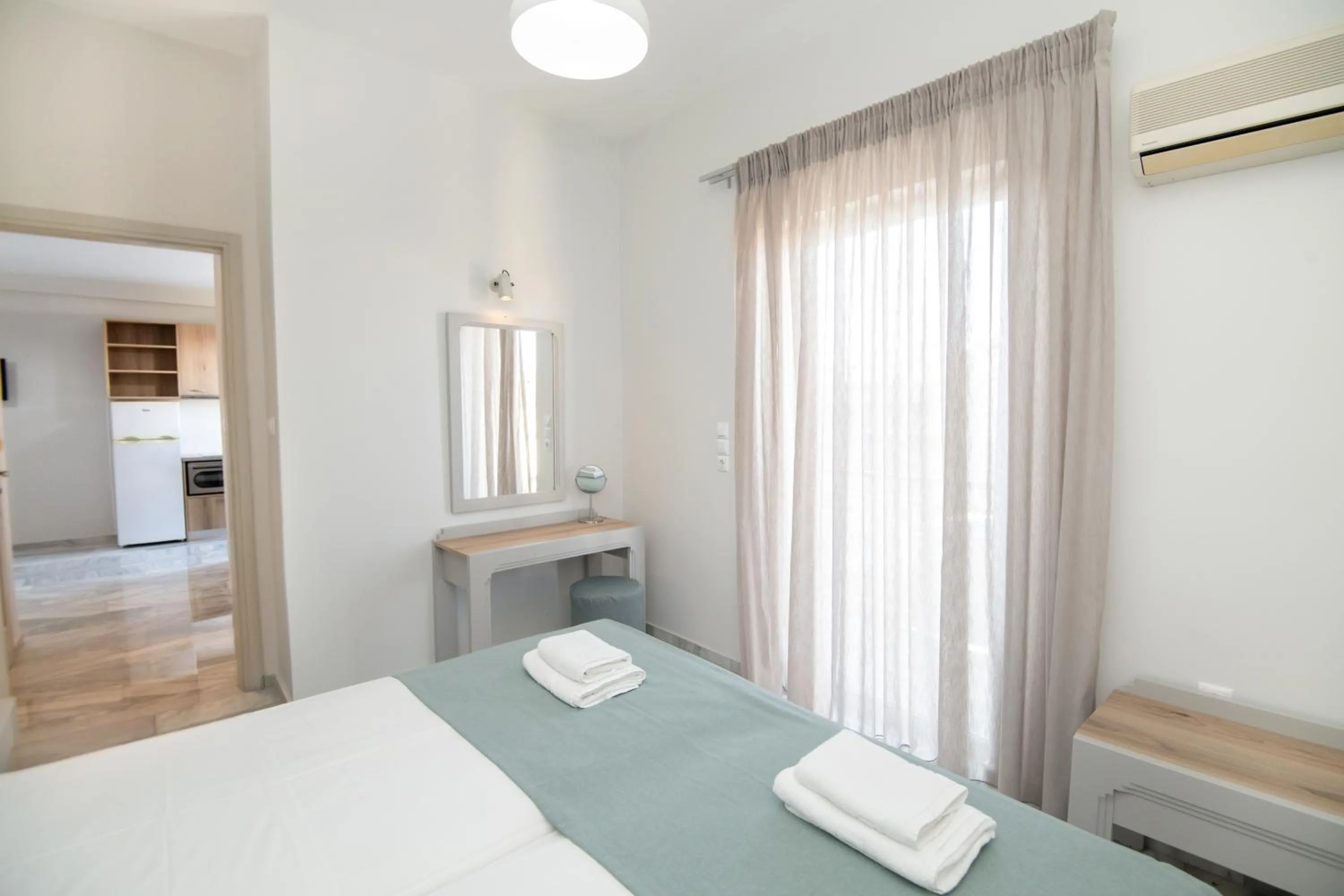 Bed in Mardinik Hotel Apartments