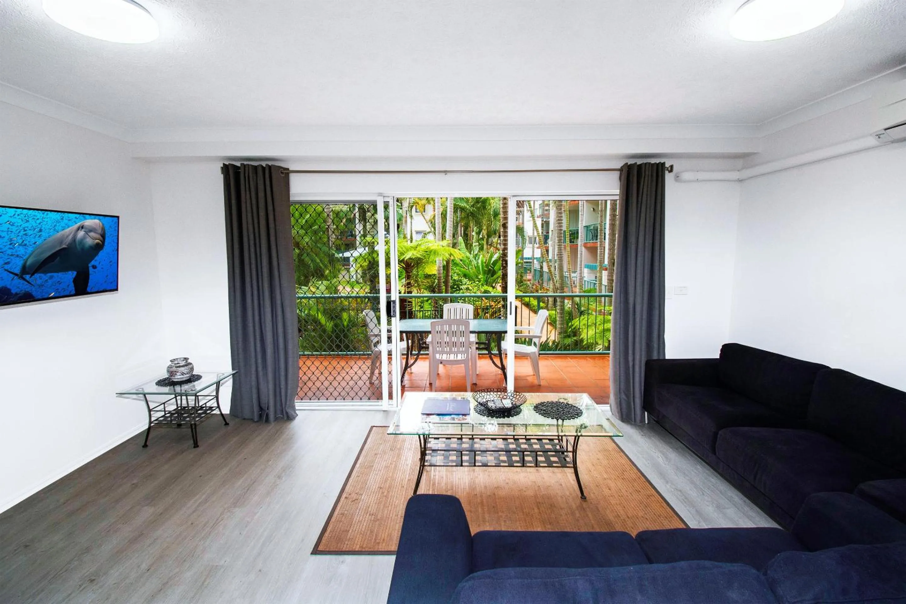 Living room in Grande Florida Beachside Resort
