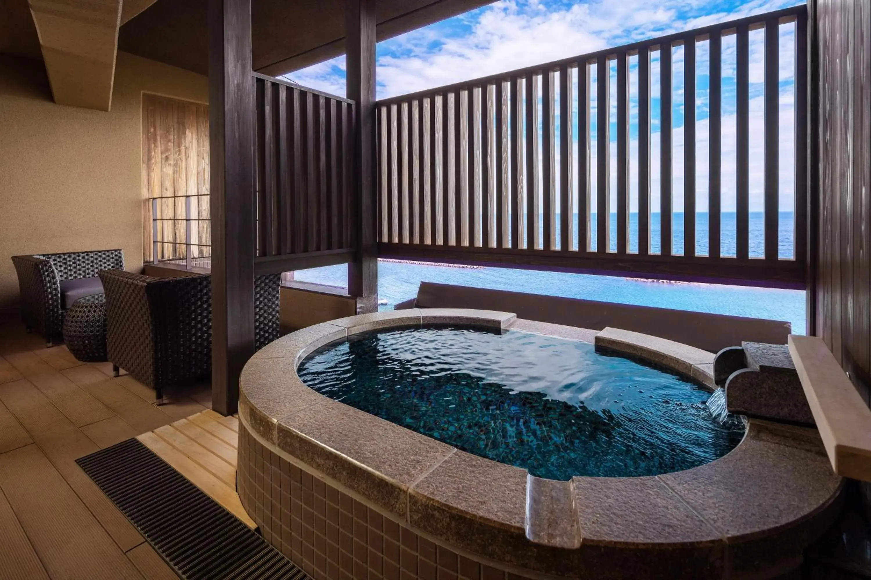 Twin Room with Open-Air Bath - Non-Smoking (2nd-4th Floor) in Amahara Twin Room with Open-Air Bath - Non-Smoking (2nd-4th Floor) in Amahara