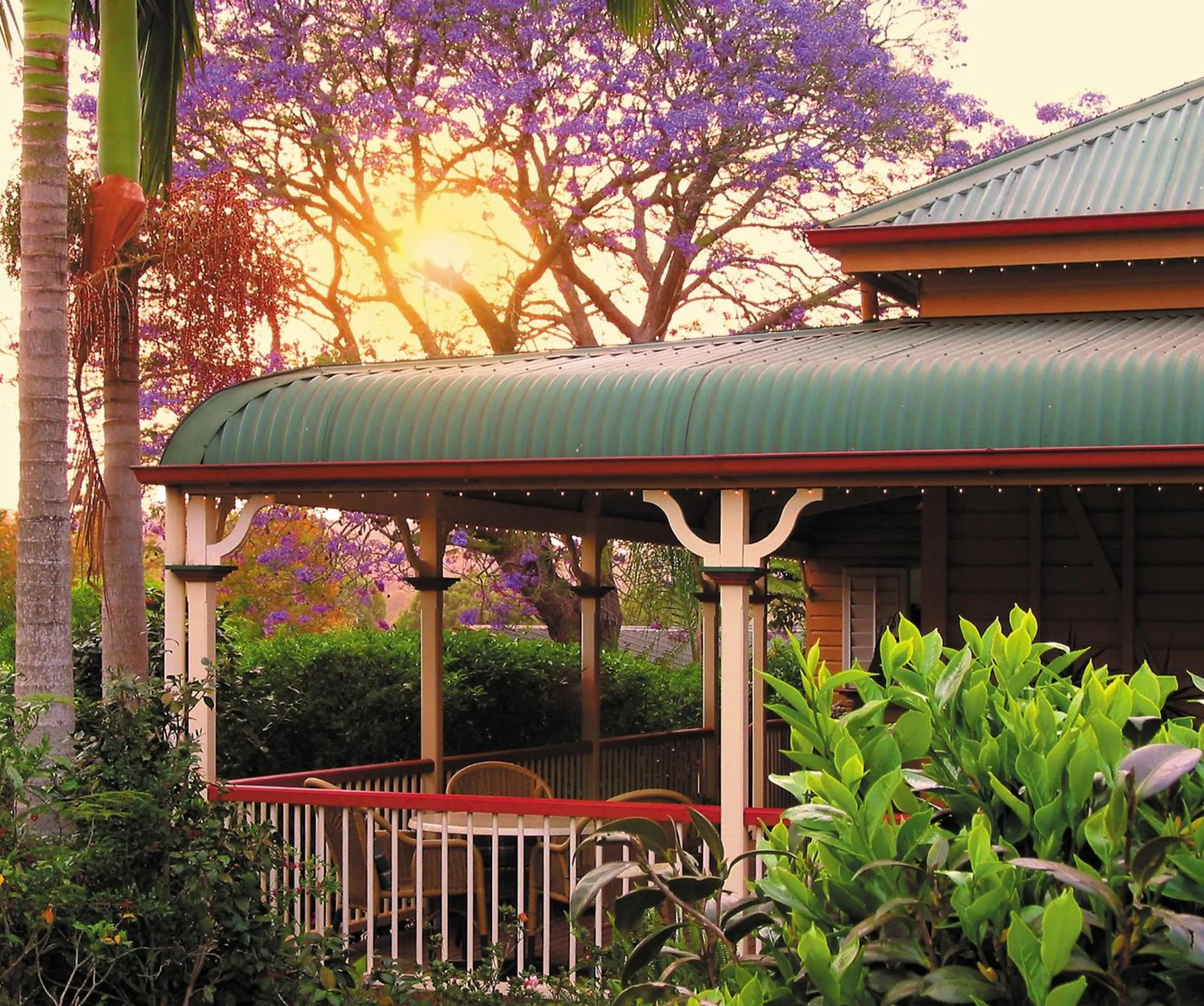 Facade/entrance in Eden House Retreat