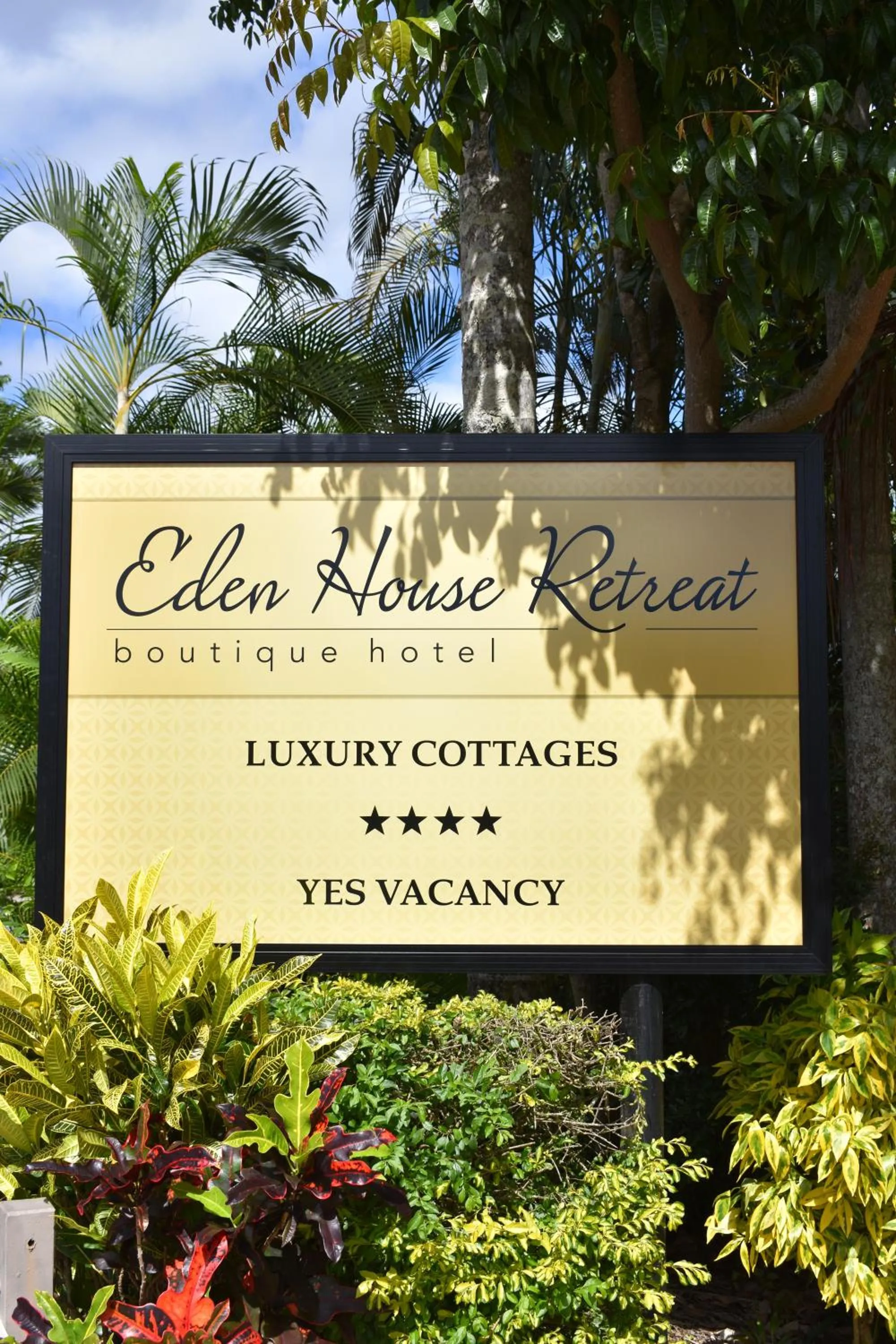 Property logo or sign in Eden House Retreat
