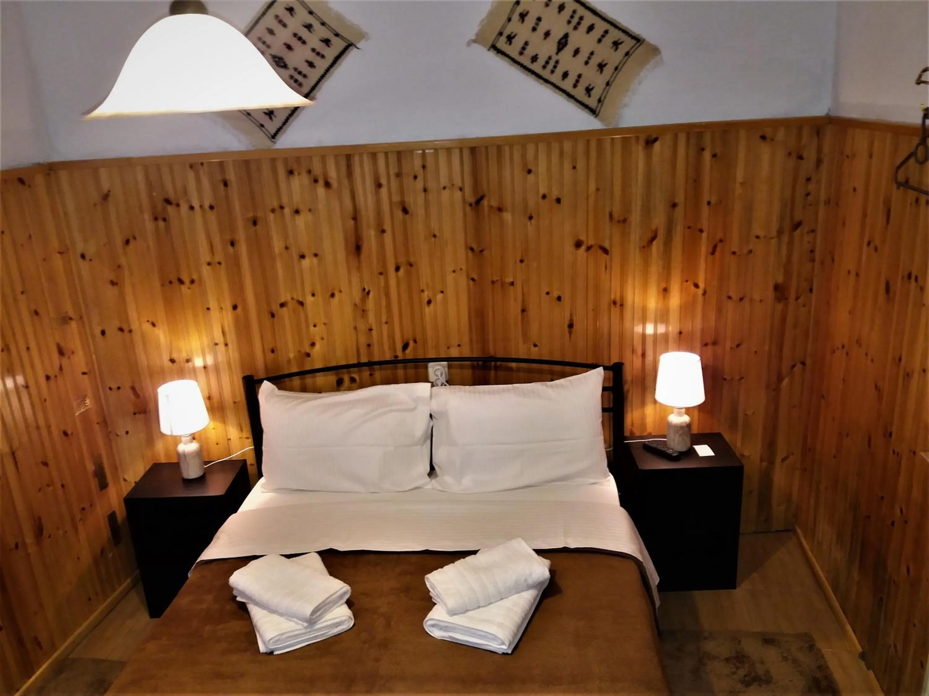 Bed in Hotel Acropolis Metsovo