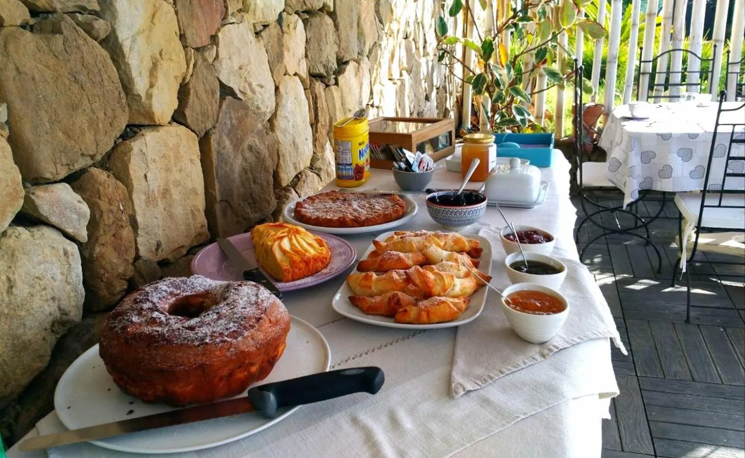 Continental breakfast in La cicala stonata
