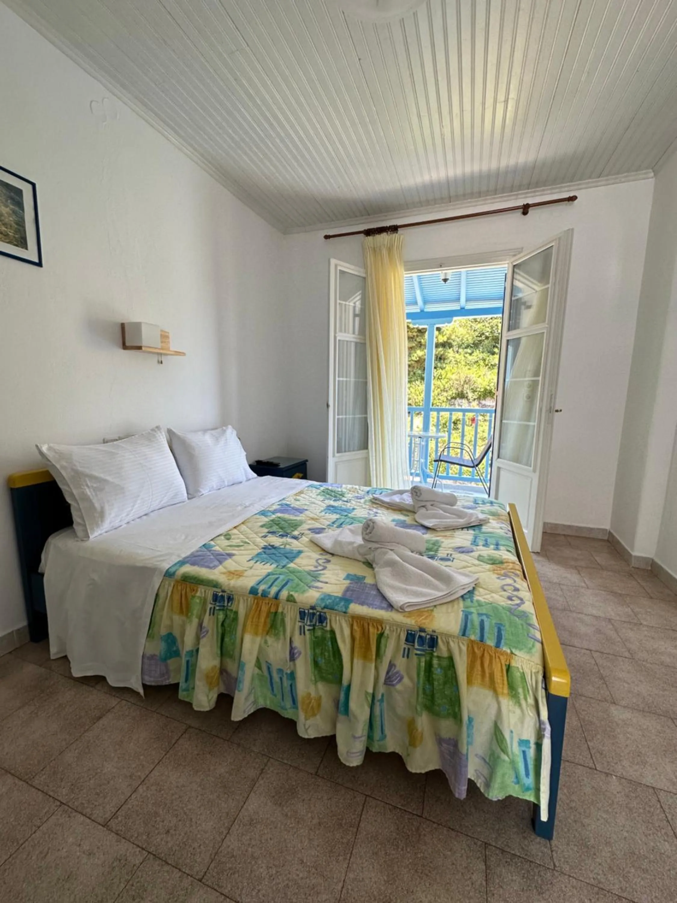 View (from property/room), Bed in Galini Hellenic Hospitality