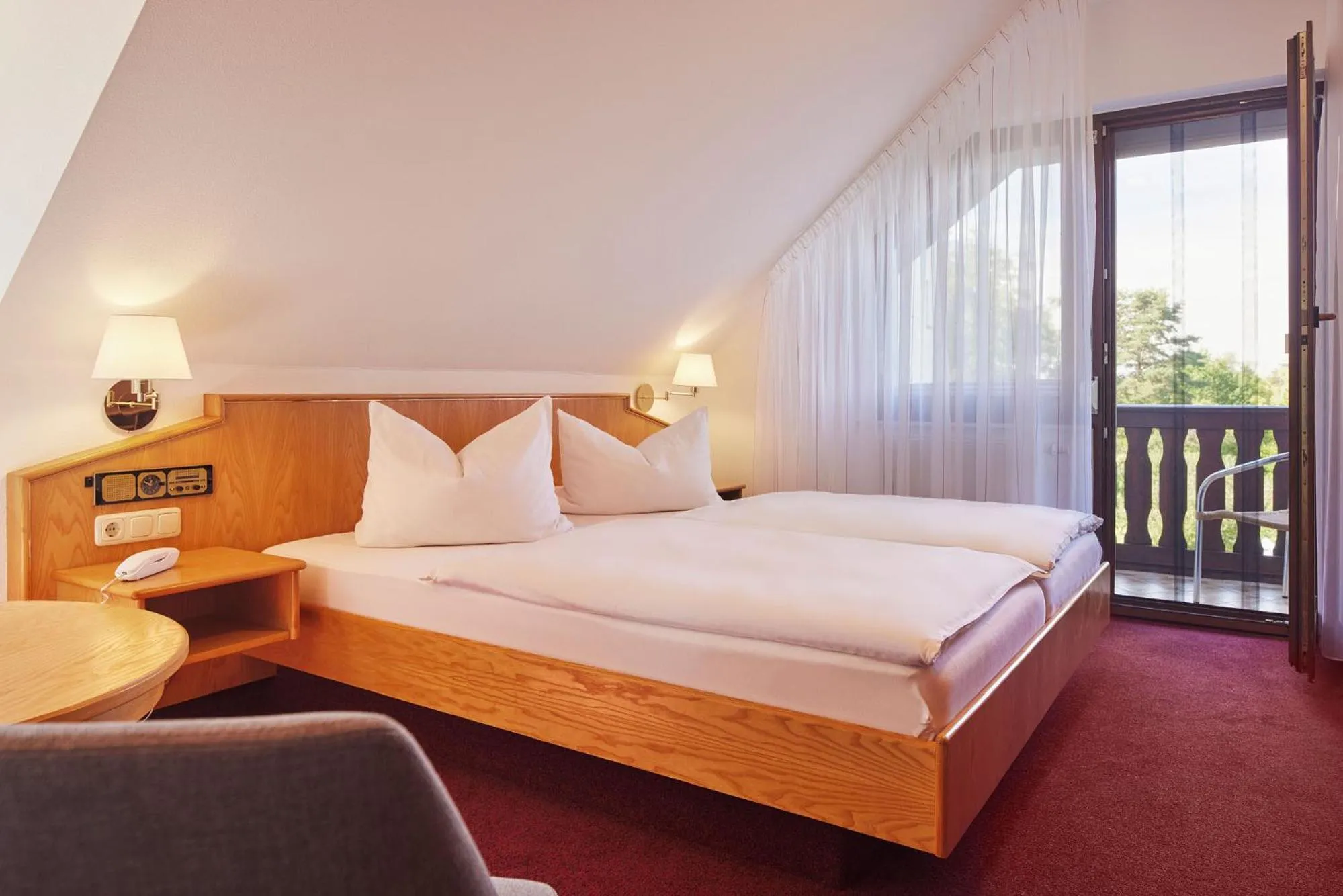 Bed in Hotel garni Sonnenhof