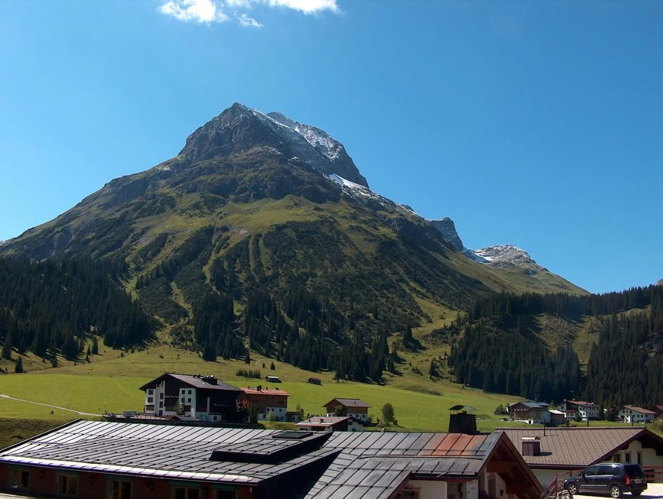 Summer, Mountain View in Hotel-Garni Felsenhof