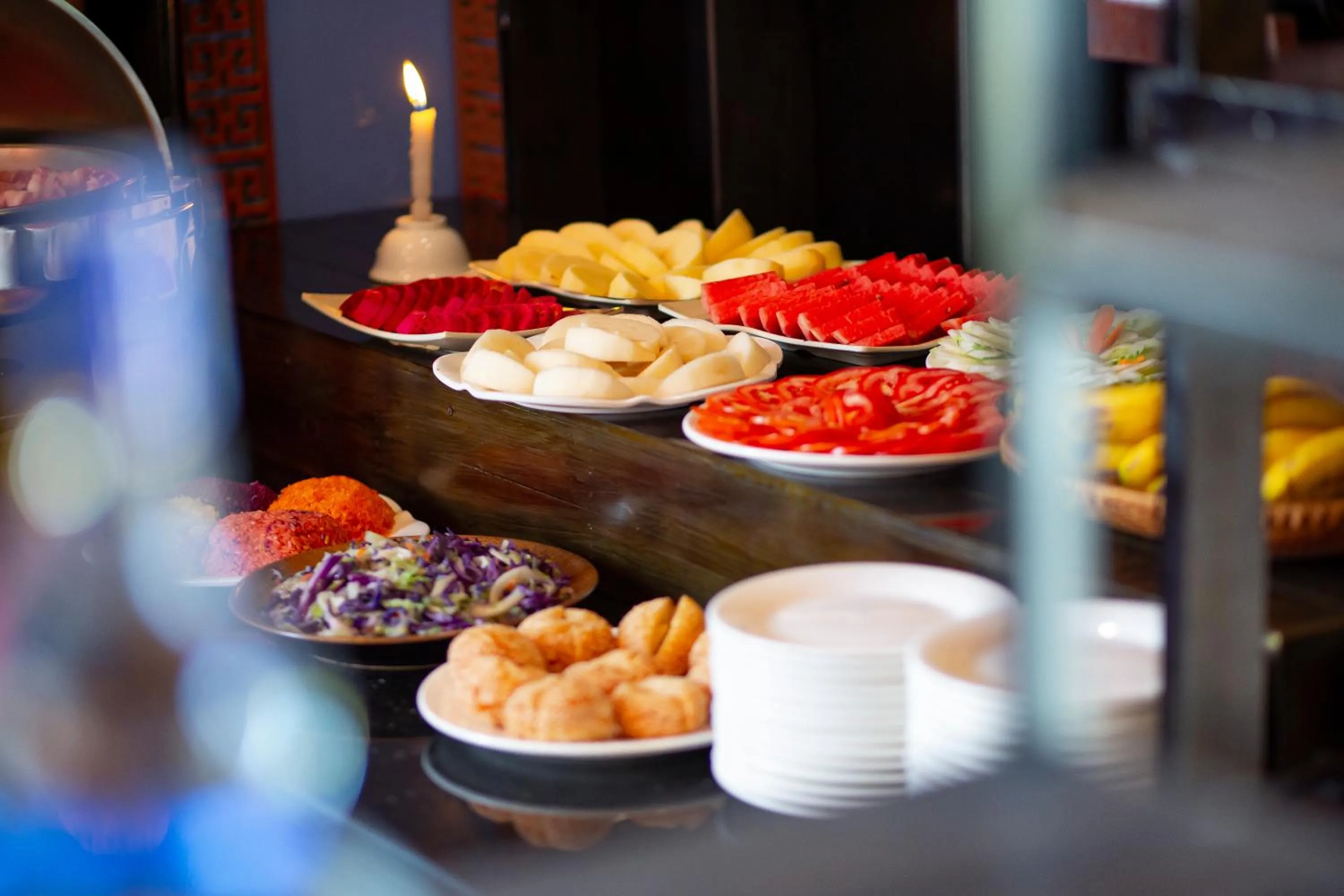 Buffet breakfast in Sweet Time Hotel