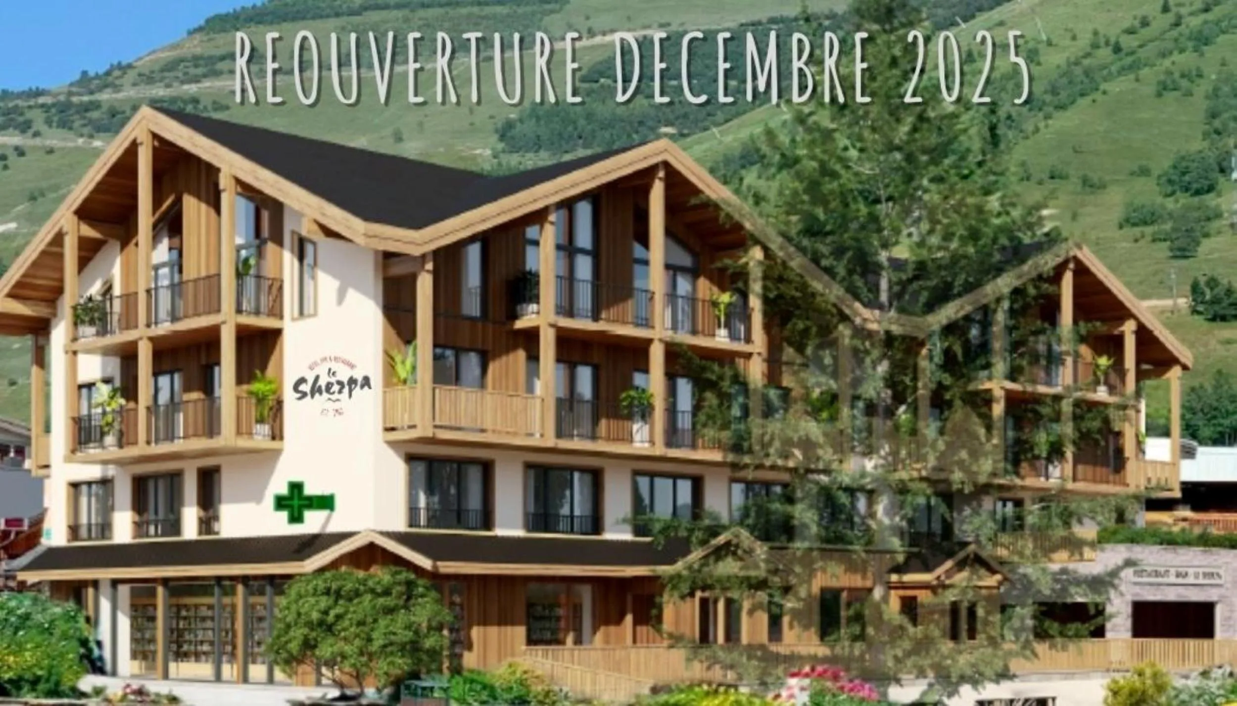 Property building in Hotel le Sherpa