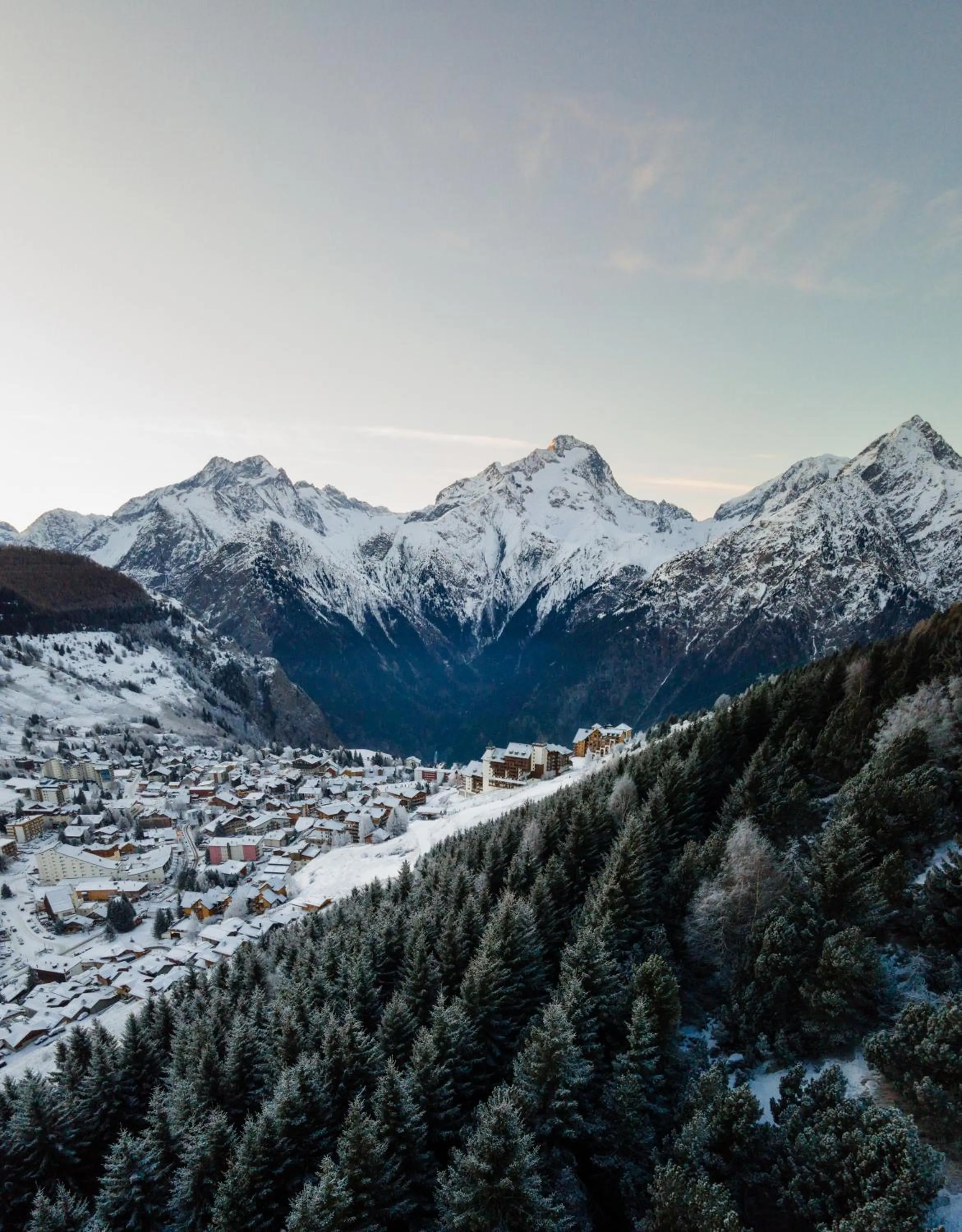 Bird's eye view in Hotel le Sherpa