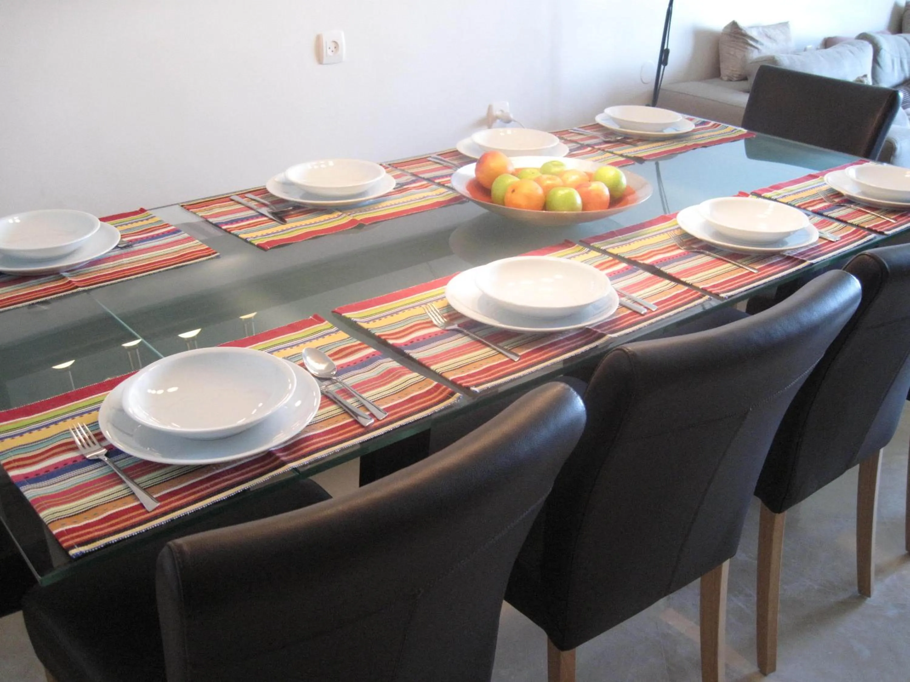 Dining area in Nitza Seaview Apartments