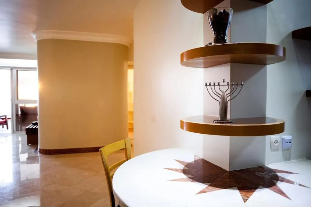 Bed in Nitza Seaview Apartments