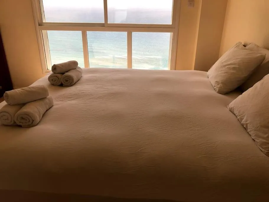 Bed in Nitza Seaview Apartments