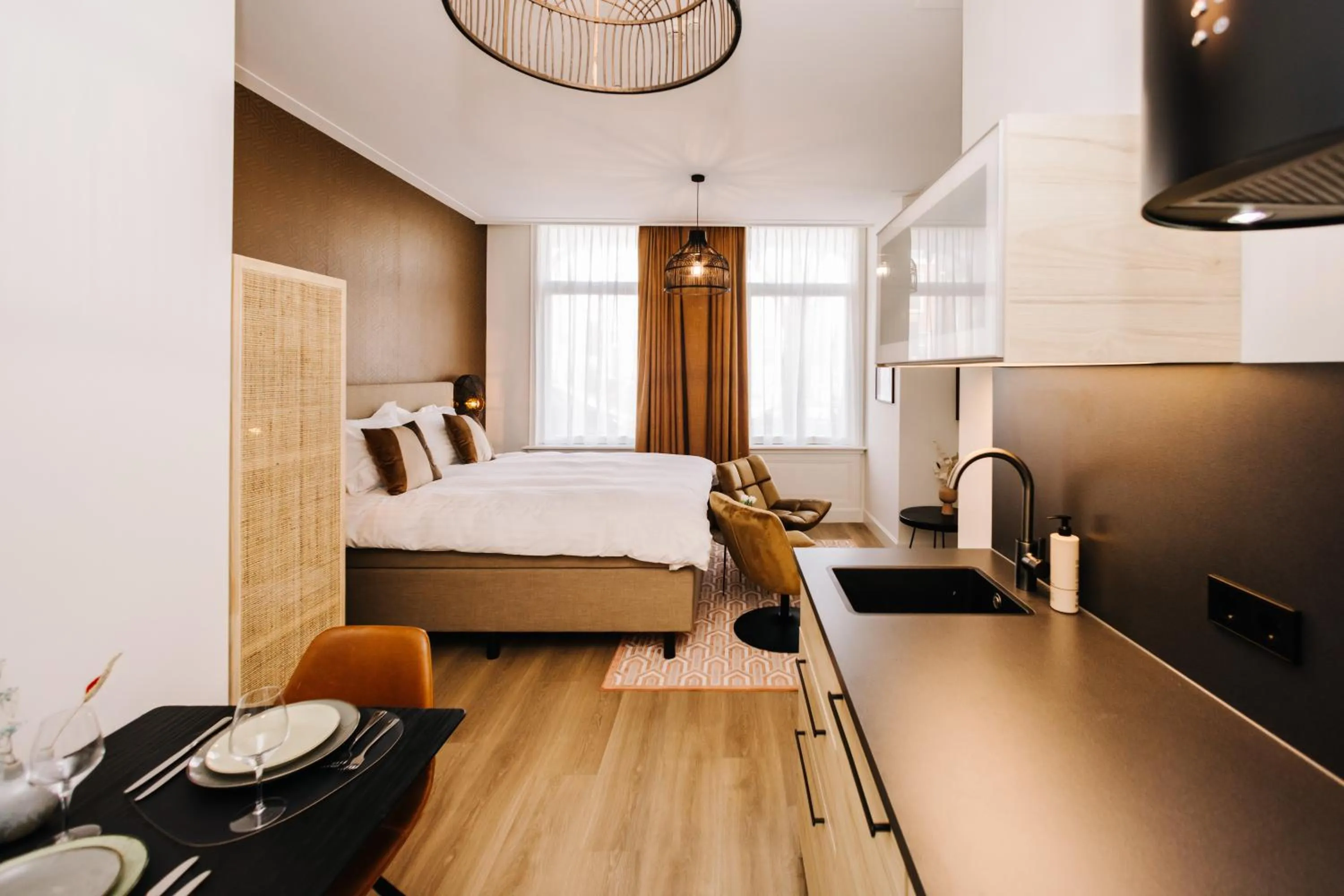 View (from property/room), Bed in Boutique hotel Margretha