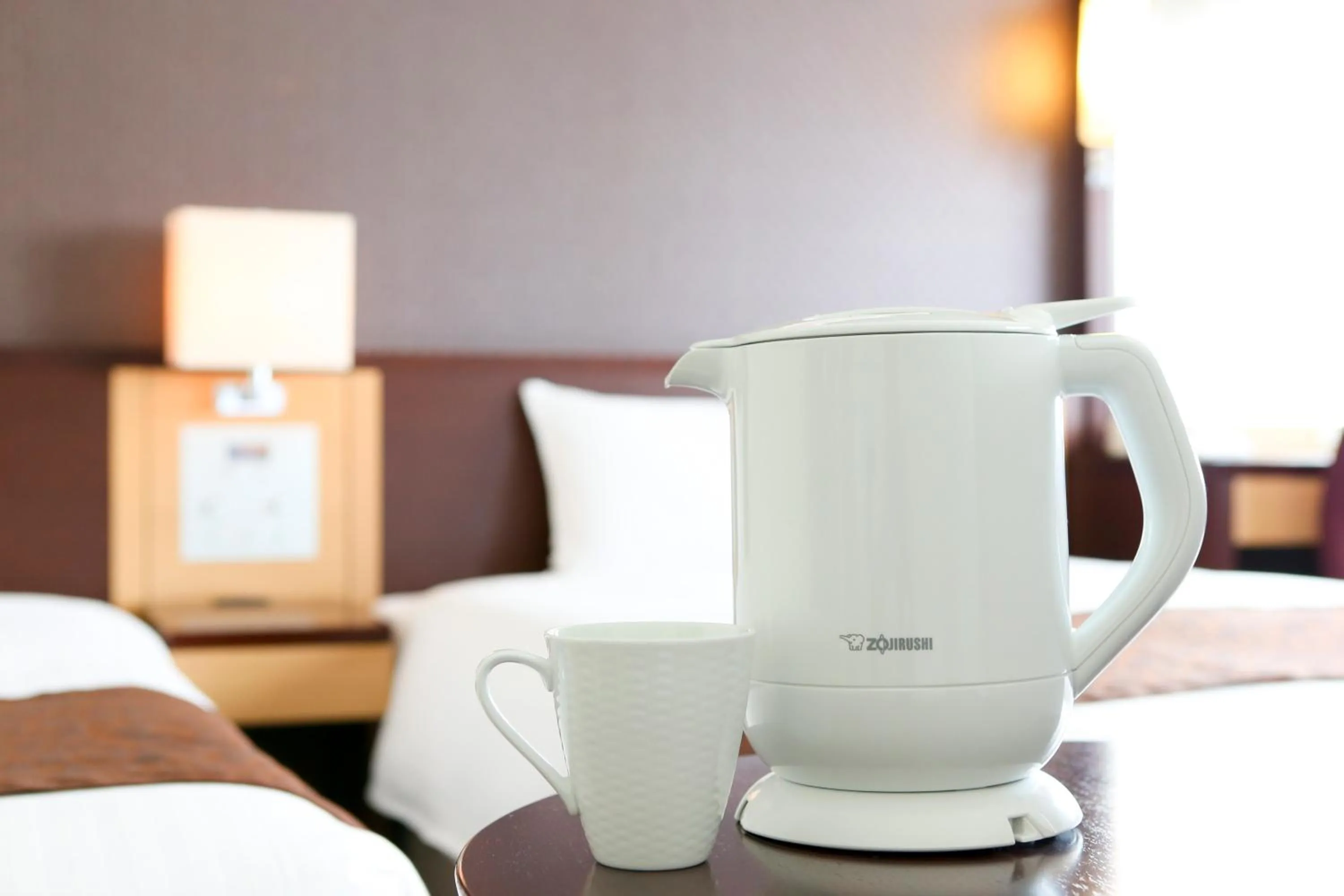 Coffee/tea facilities, Bed in Hotel Hokke Club Fukuoka