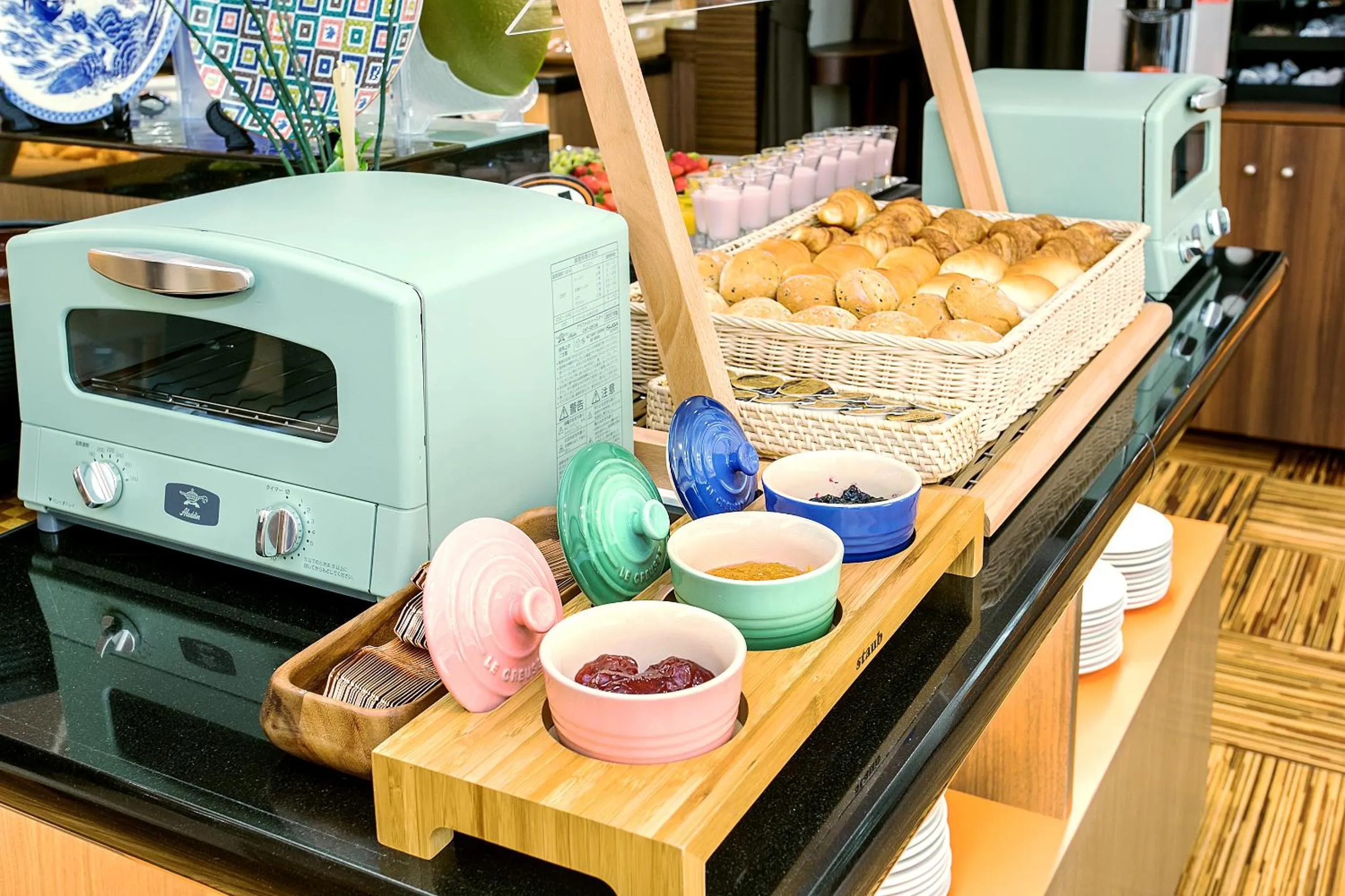 Buffet breakfast in Hotel Hokke Club Fukuoka