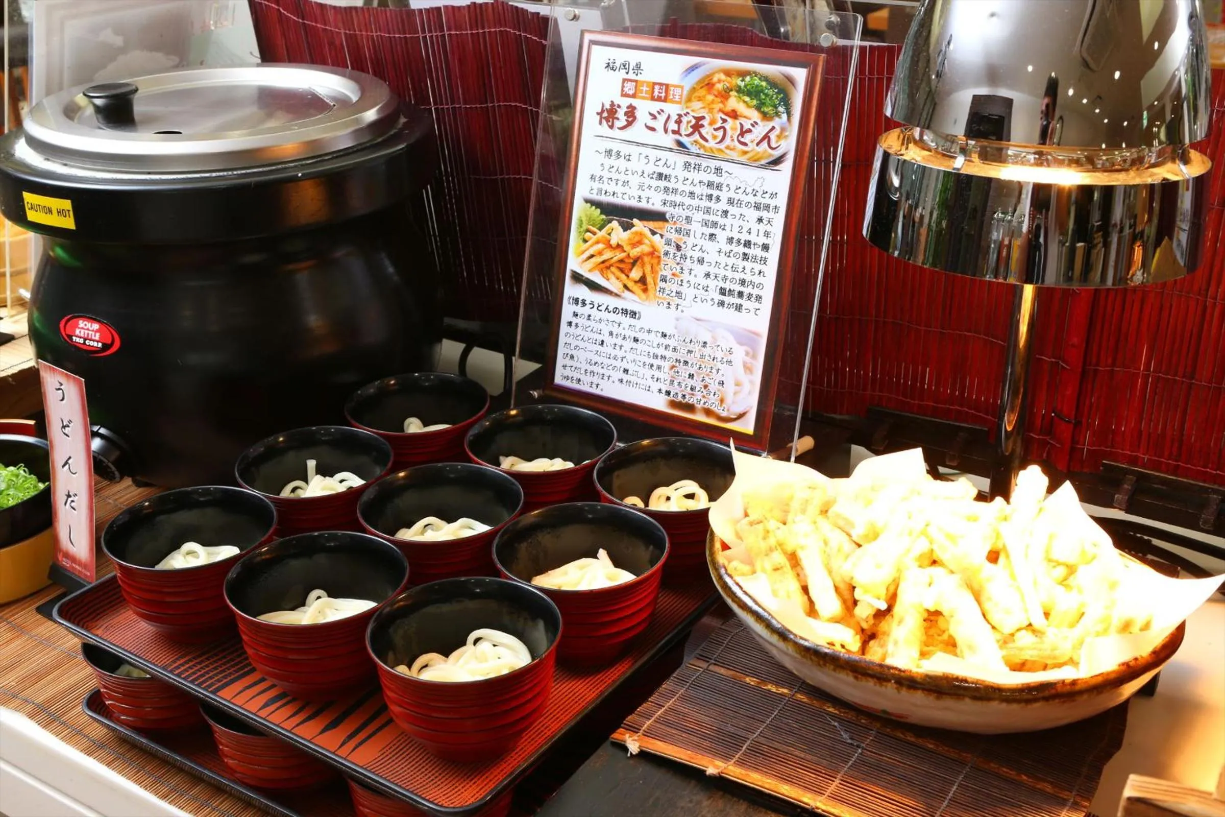 Buffet breakfast in Hotel Hokke Club Fukuoka