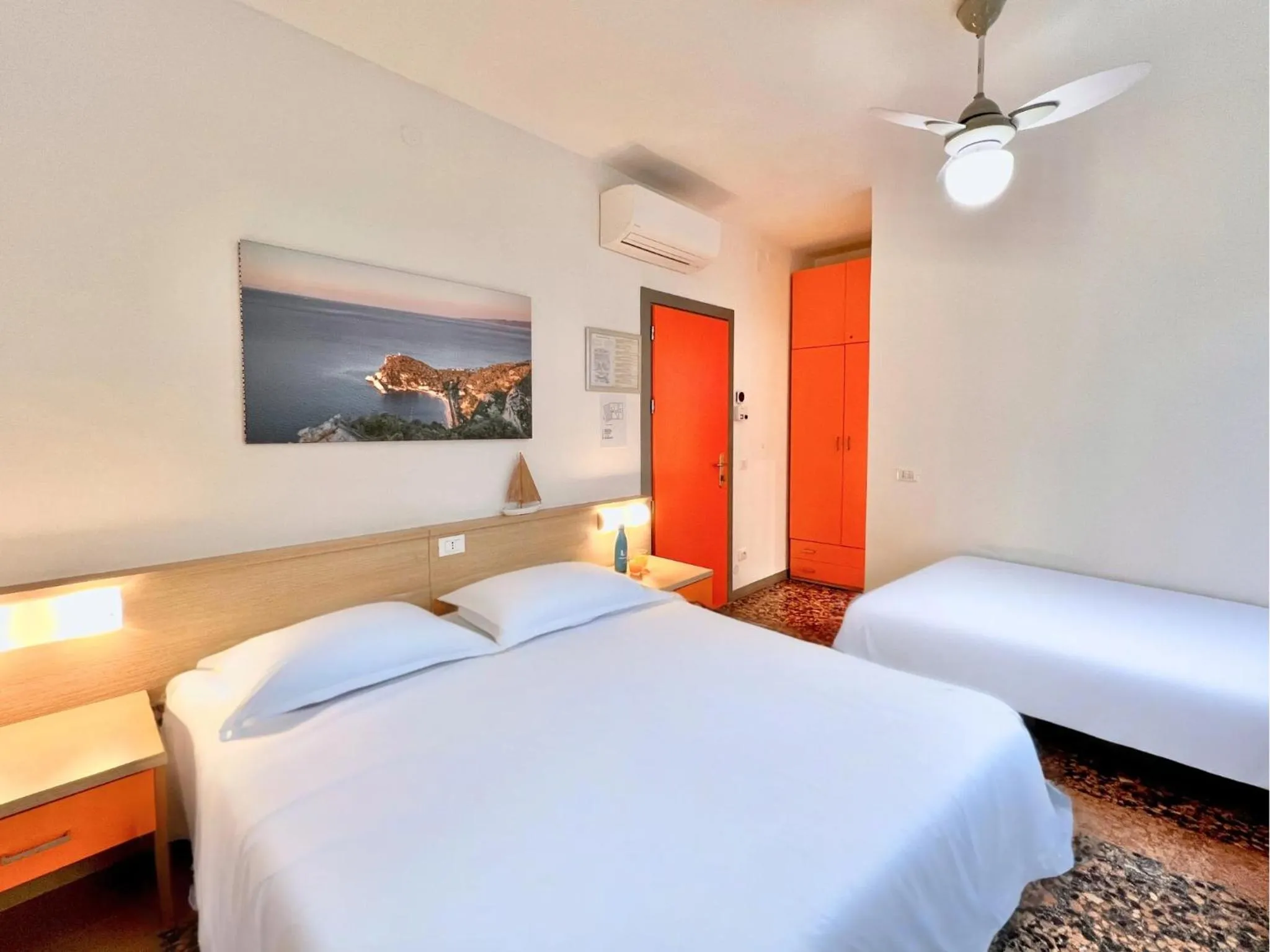 Bed in Hotel Liliana