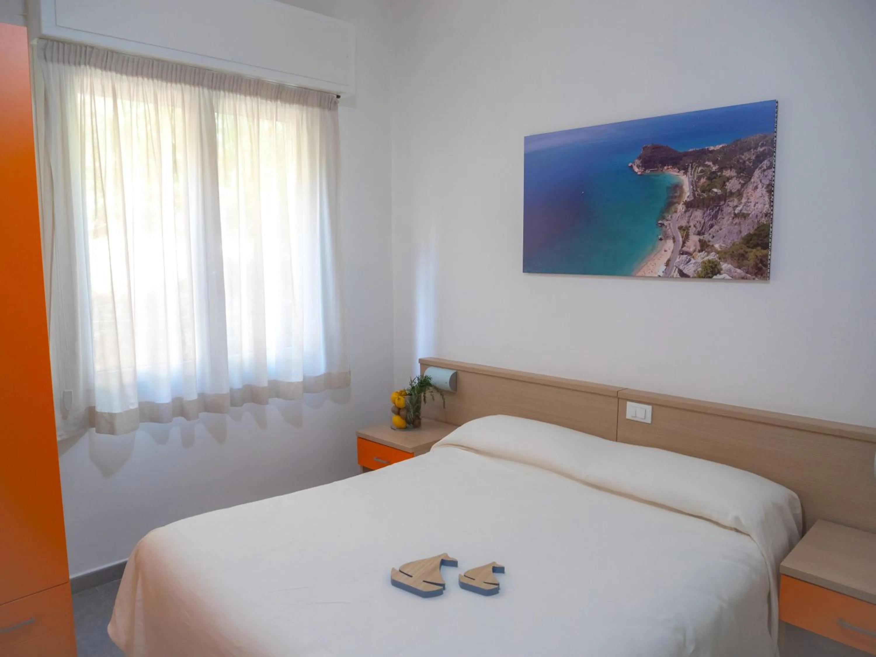 Bed in Hotel Liliana