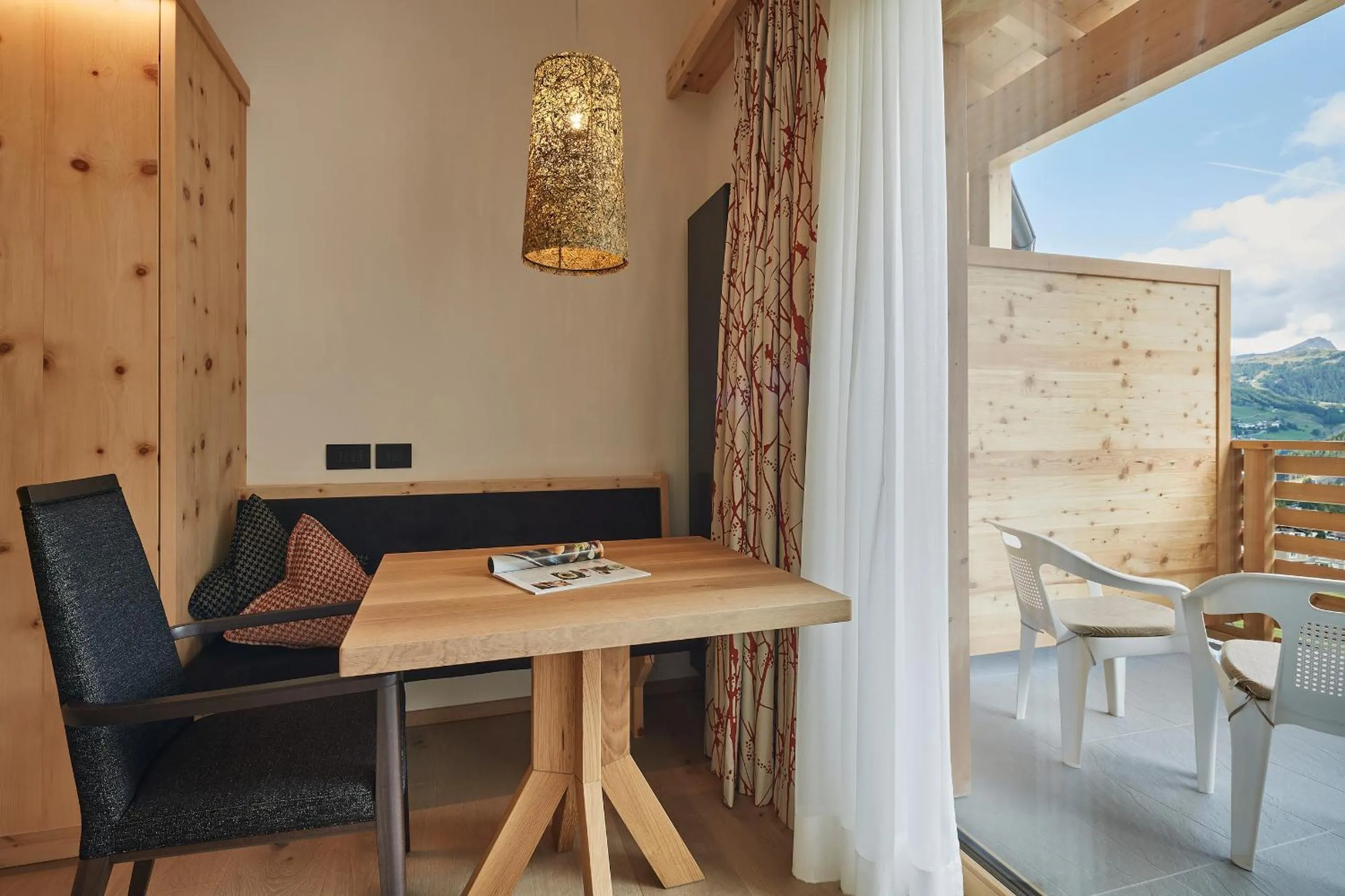 Seating area in Mountain Hotel Mezdì