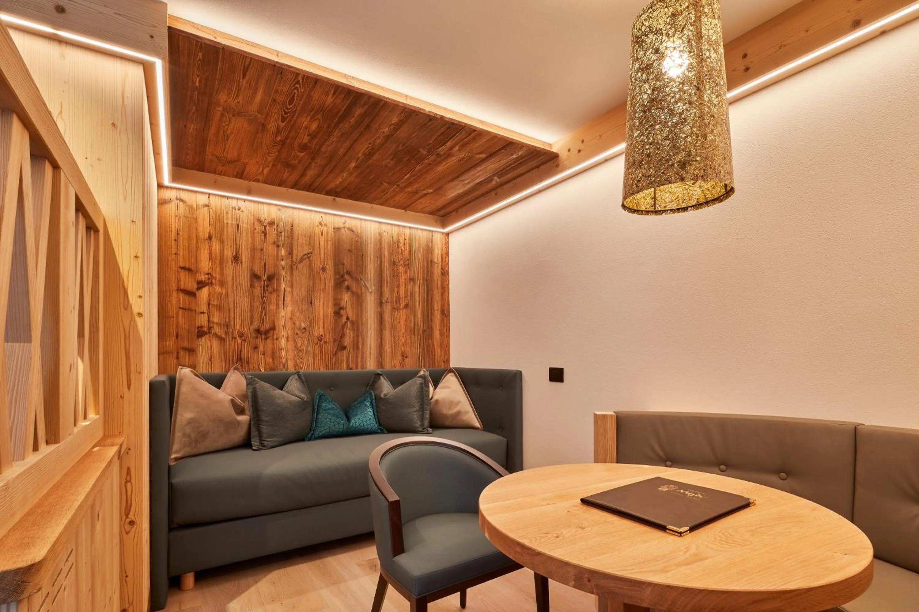 Seating area in Mountain Hotel Mezdì