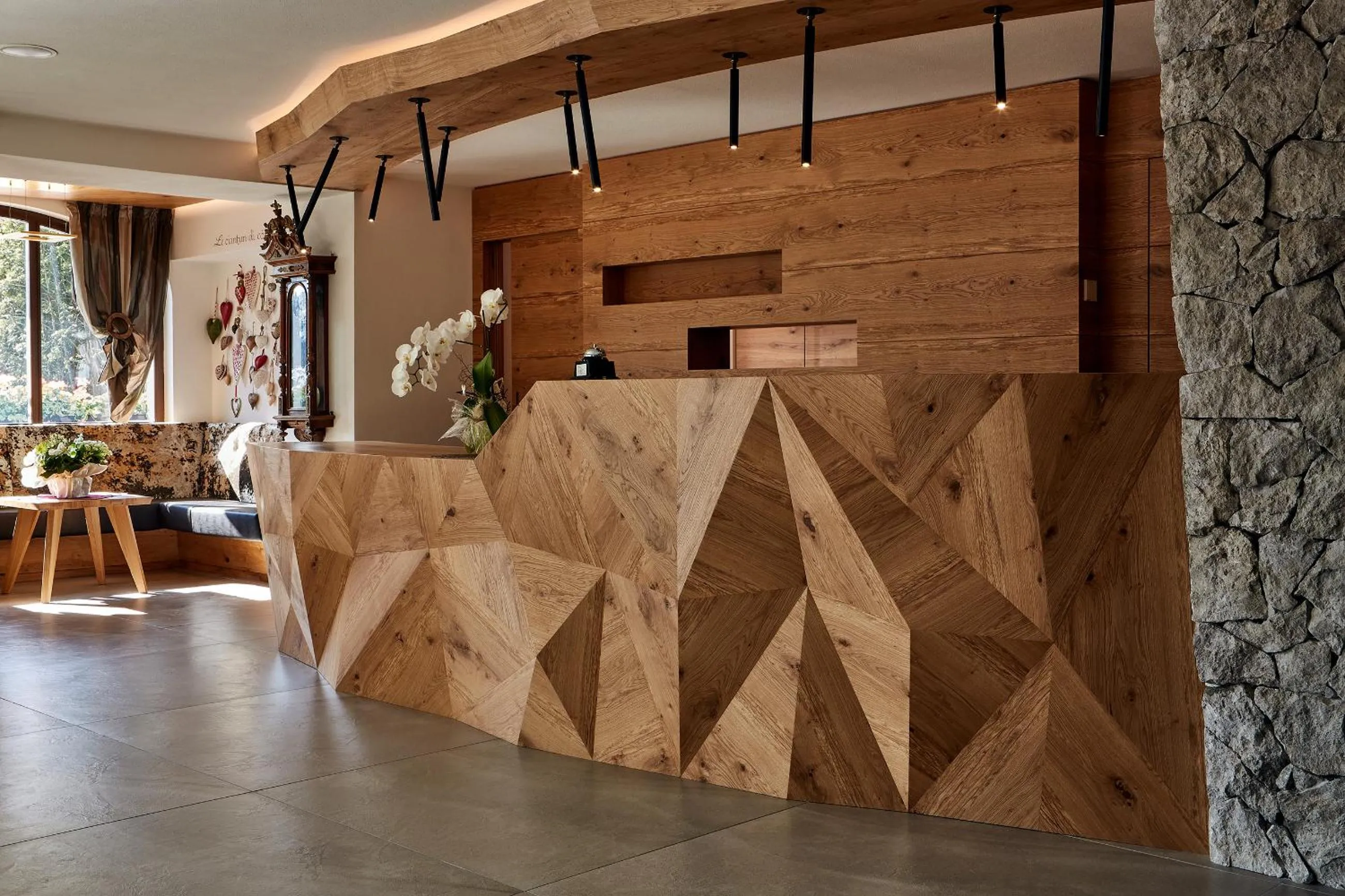 Lobby or reception in Mountain Hotel Mezdì