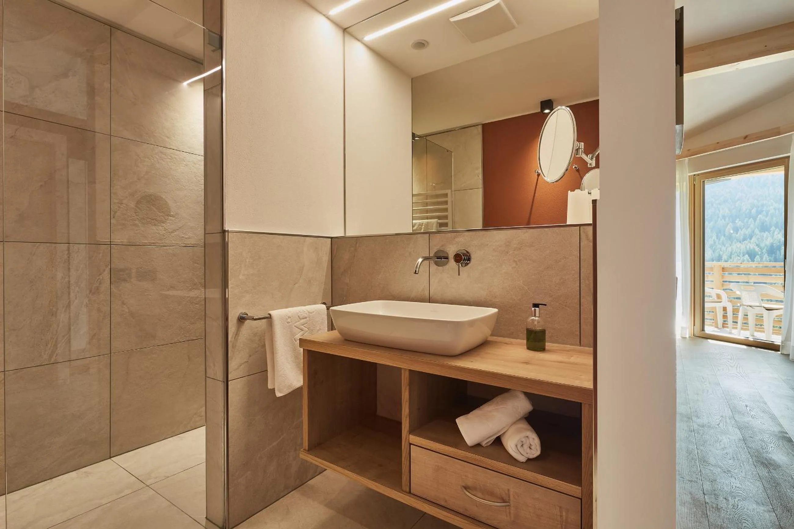 Bathroom in Mountain Hotel Mezdì