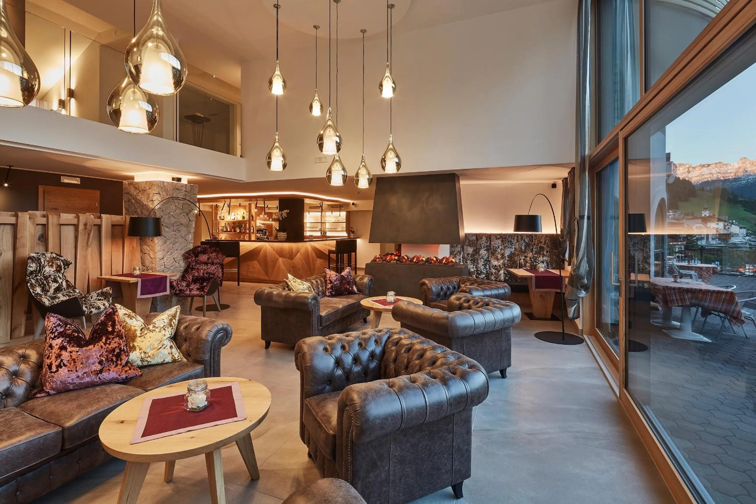 Lounge or bar in Mountain Hotel Mezdì