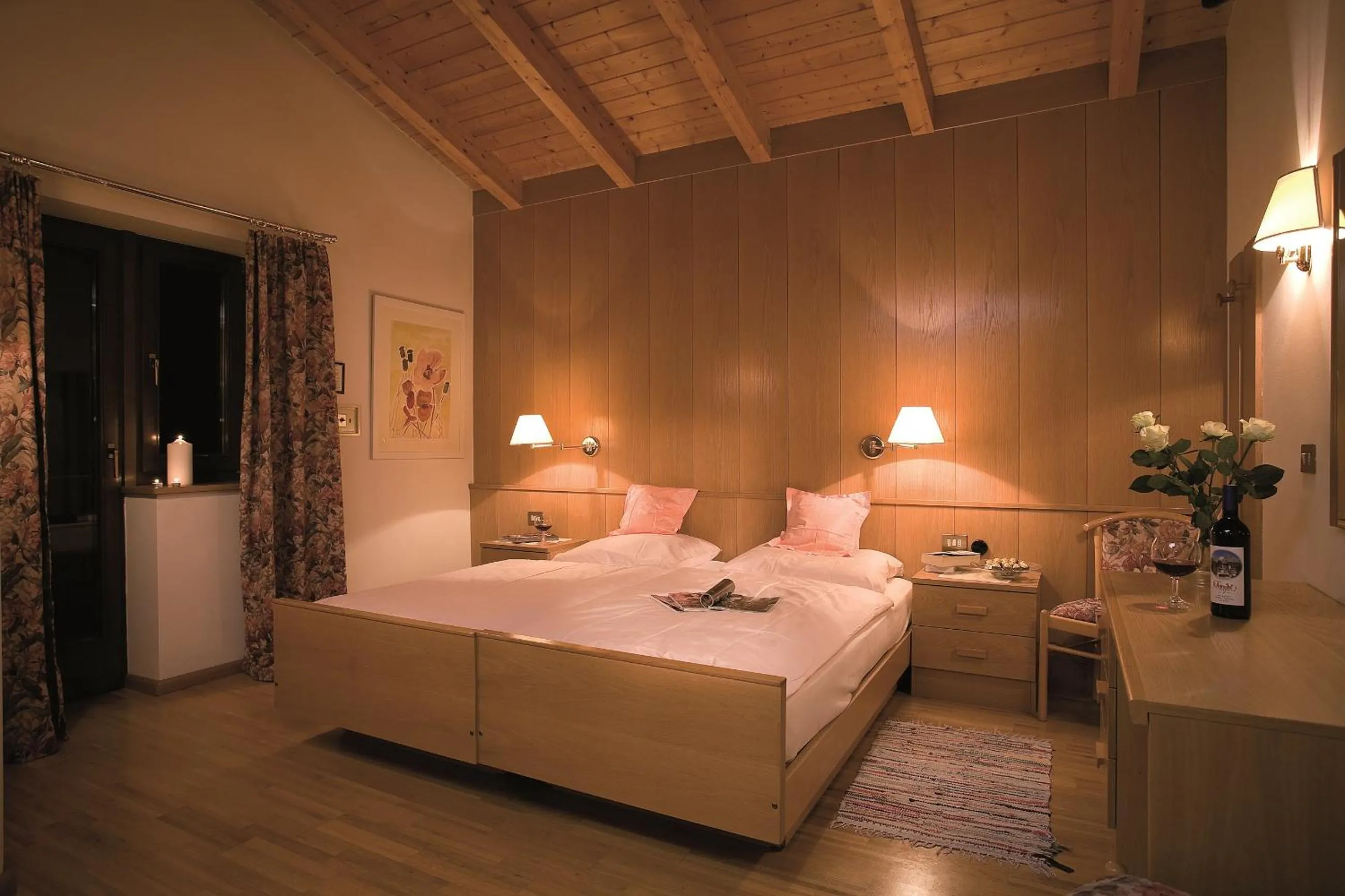 People, Bed in Mountain Hotel Mezdì
