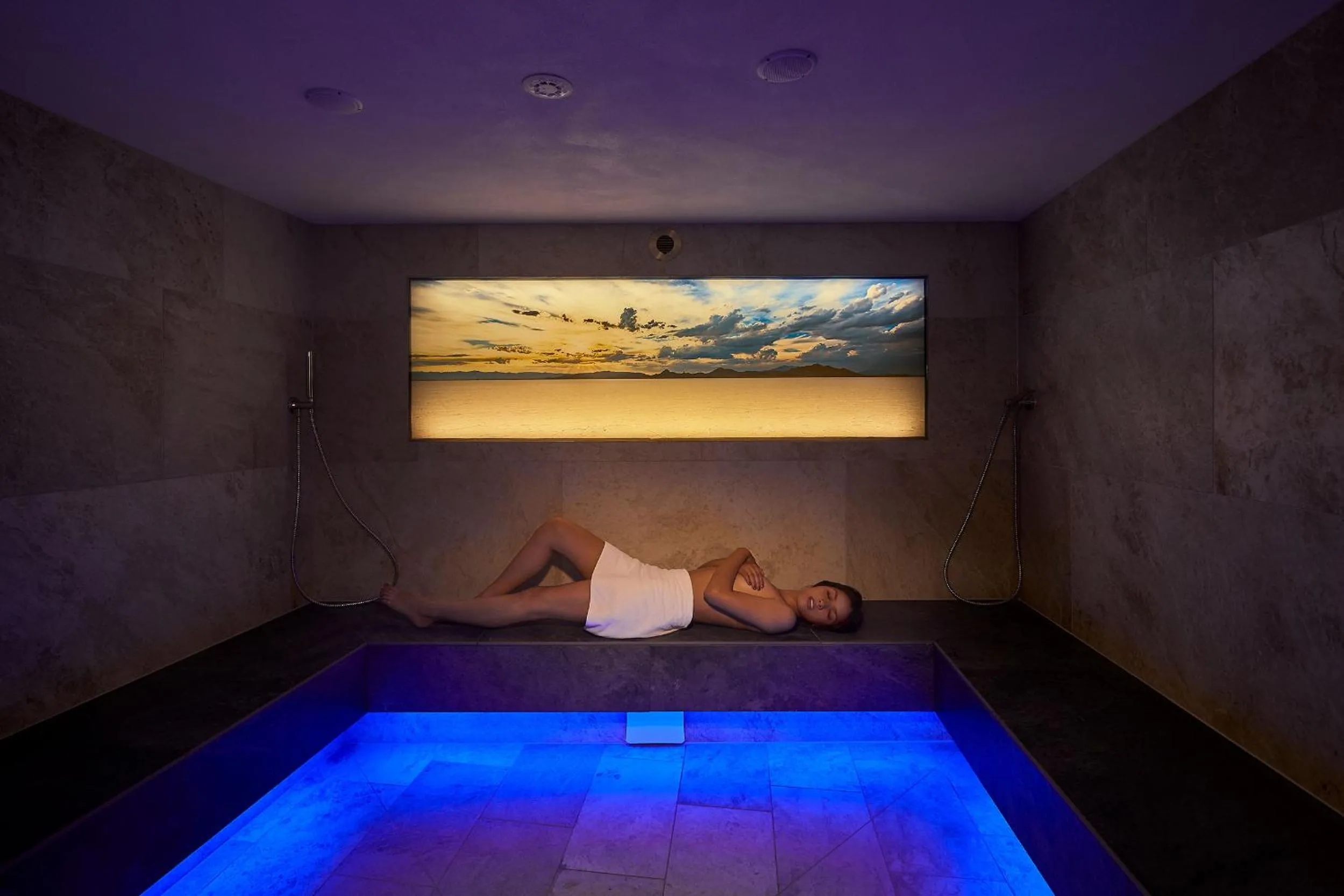 Sauna in Mountain Hotel Mezdì