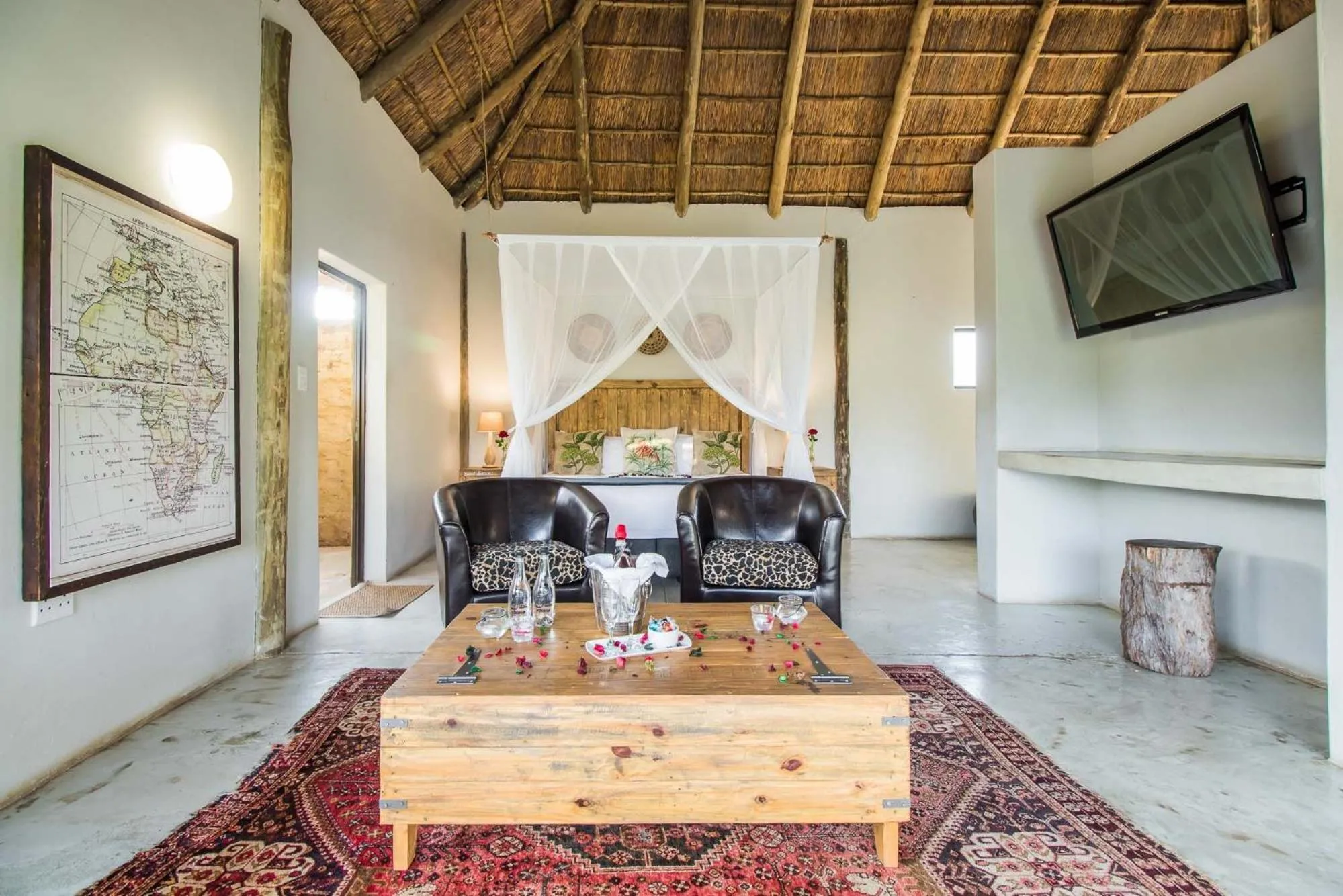 Bedroom in LookOut Safari Lodge