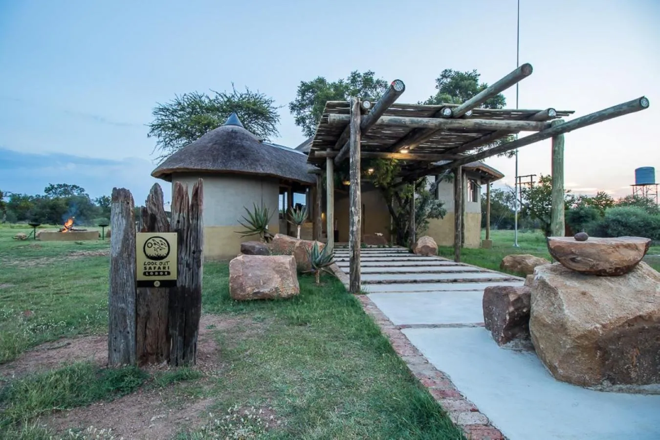 Facade/entrance in LookOut Safari Lodge