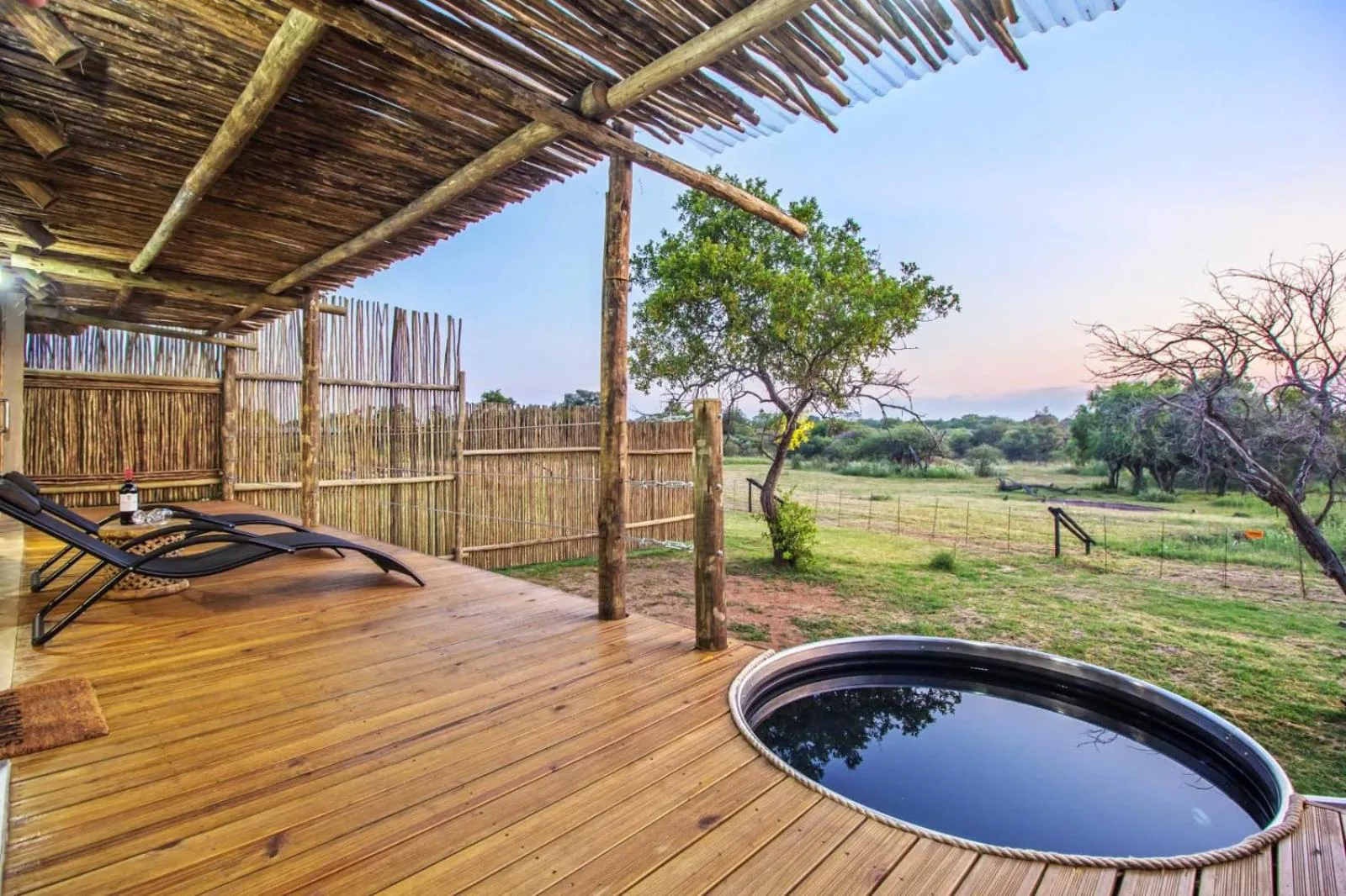 Patio in LookOut Safari Lodge