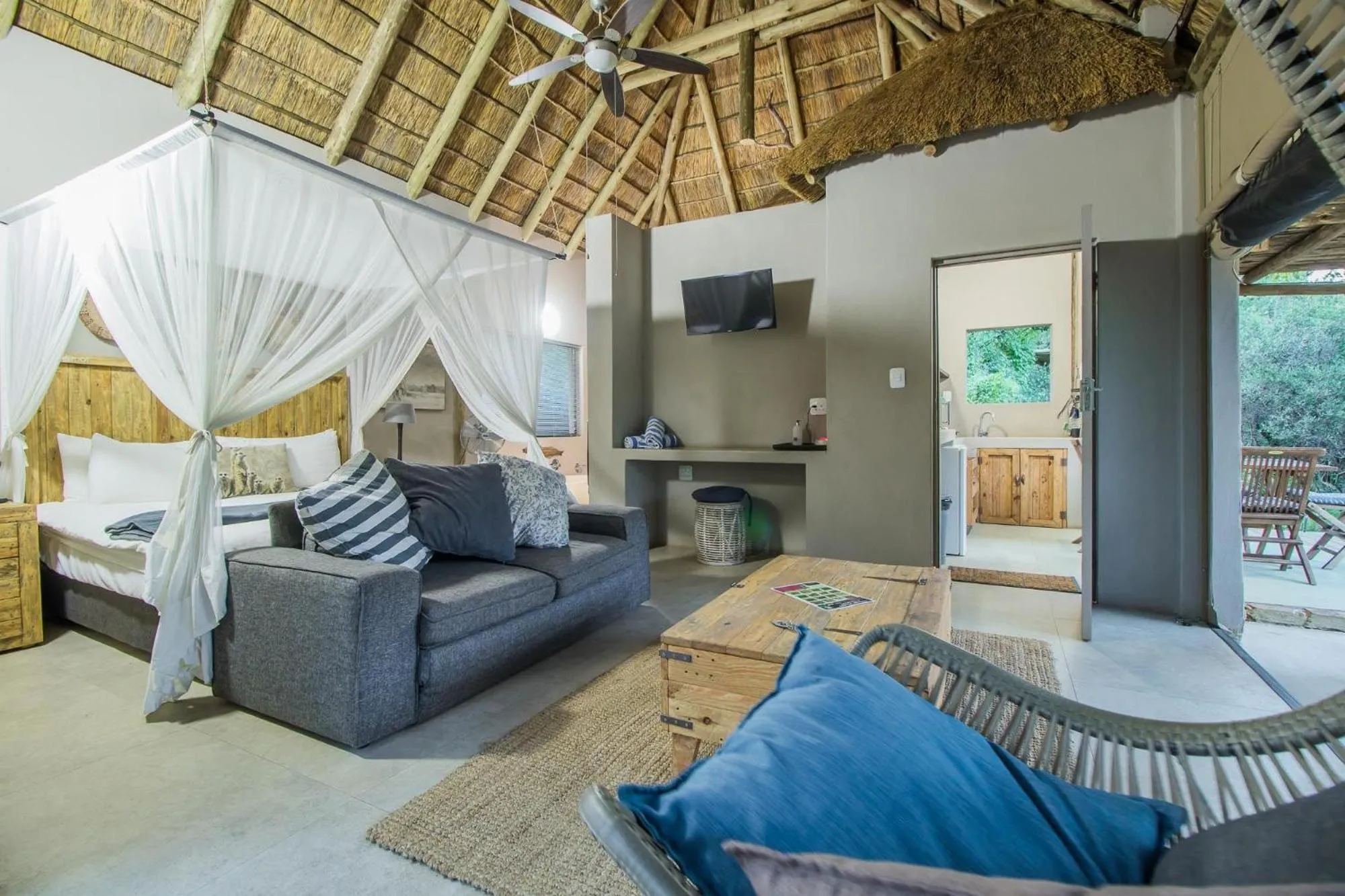 Bedroom in LookOut Safari Lodge